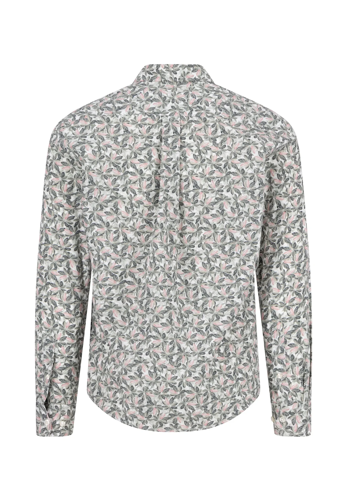 Hemd aus Baumwolle mit Button-Down-Kragen und Allover-Muster - Image 5