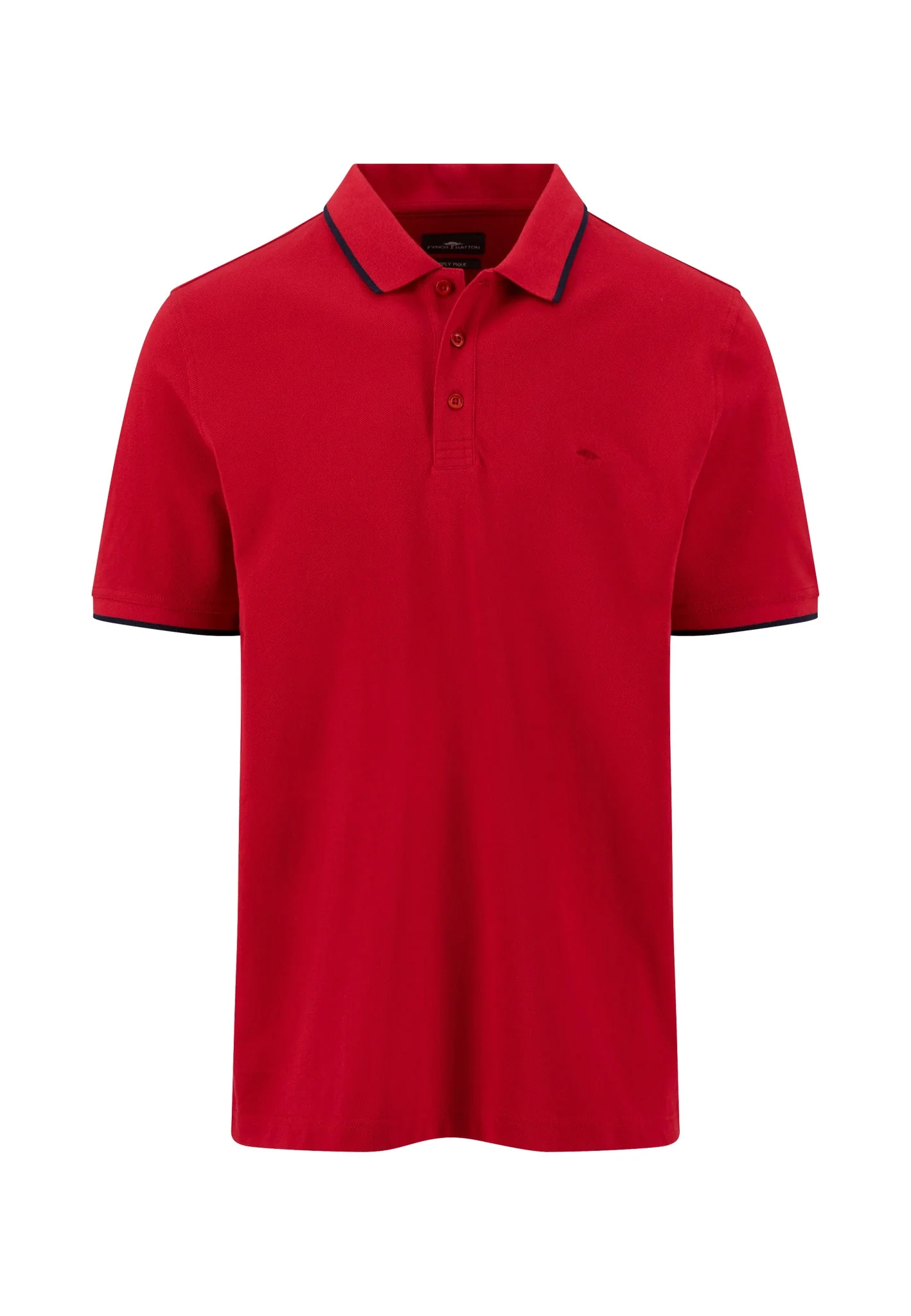 2PLY Poloshirt aus Baumwolle mit Kontrastkragen - Image 10