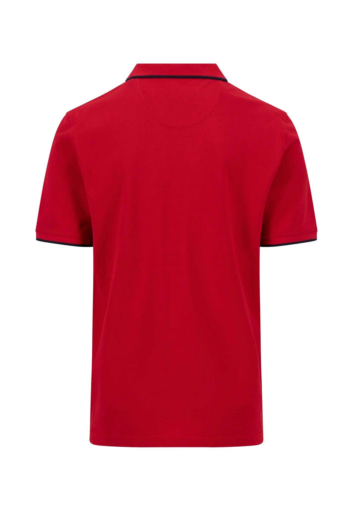 2PLY Poloshirt aus Baumwolle mit Kontrastkragen - Image 11