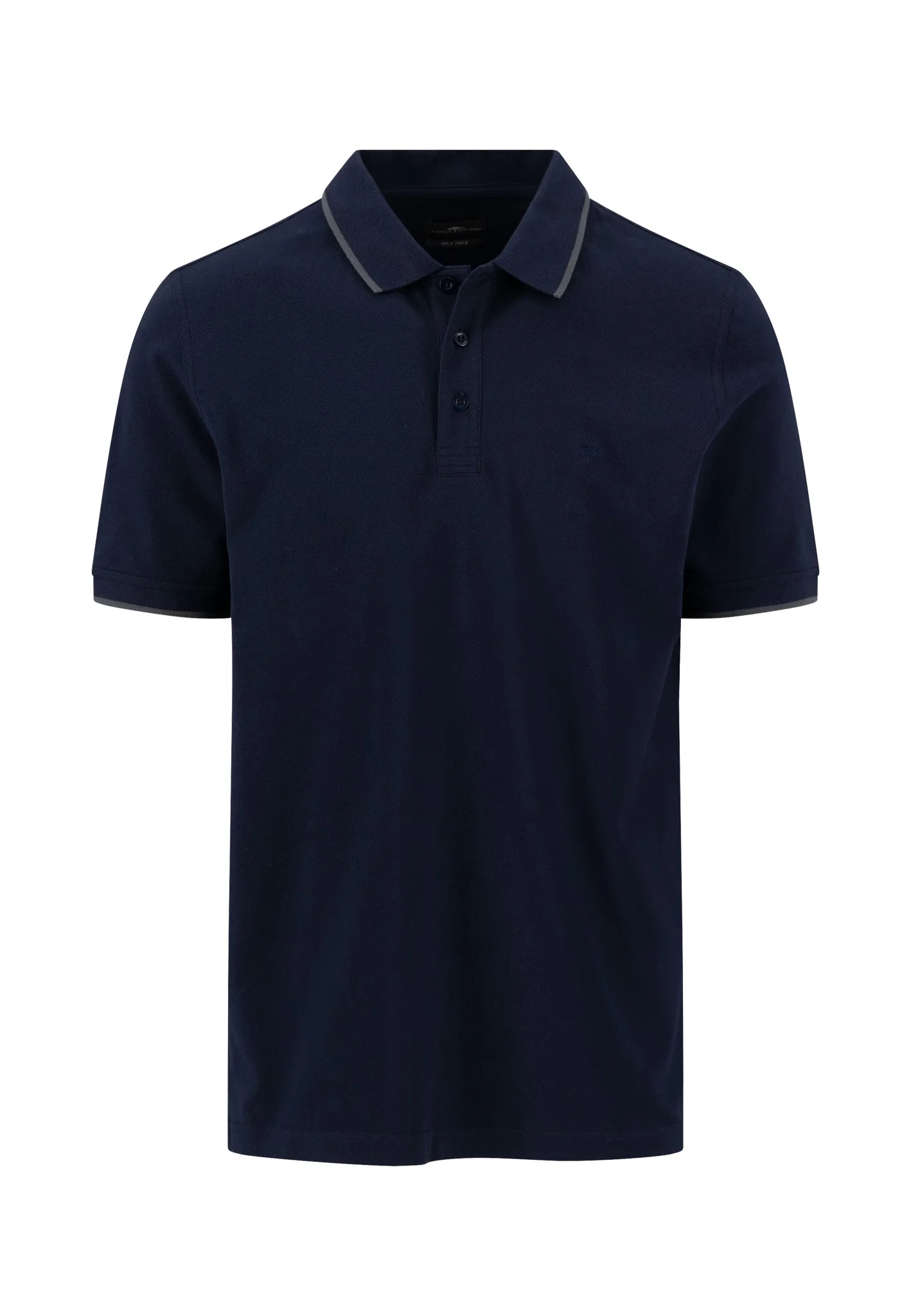 2PLY Poloshirt aus Baumwolle mit Kontrastkragen - Image 14