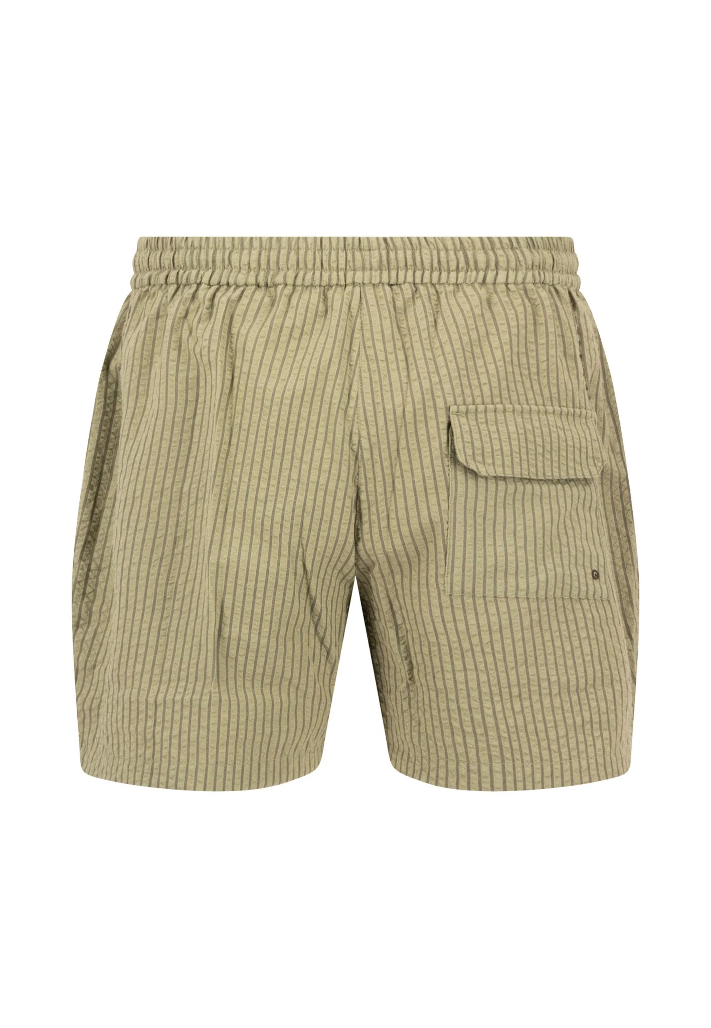 Badeshorts mit Streifenmuster und Kordelzug - Image 6