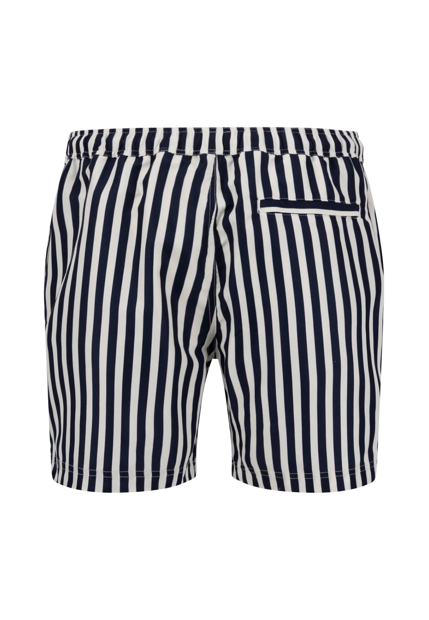 Badeshorts mit Streifenmuster und Kordelzug - Image 5