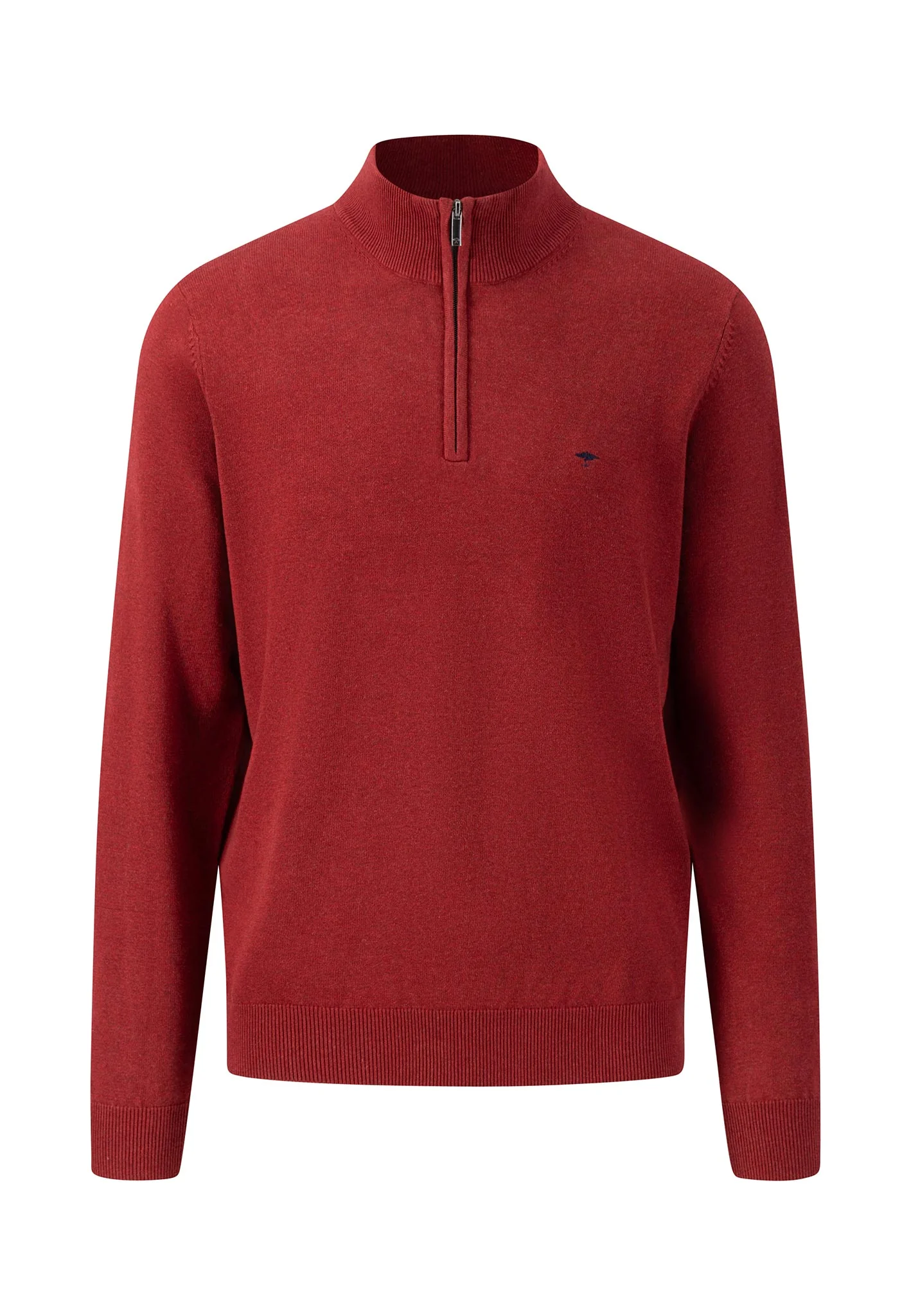Baumwoll-Pullover mit Troyer-Kragen - Image 9