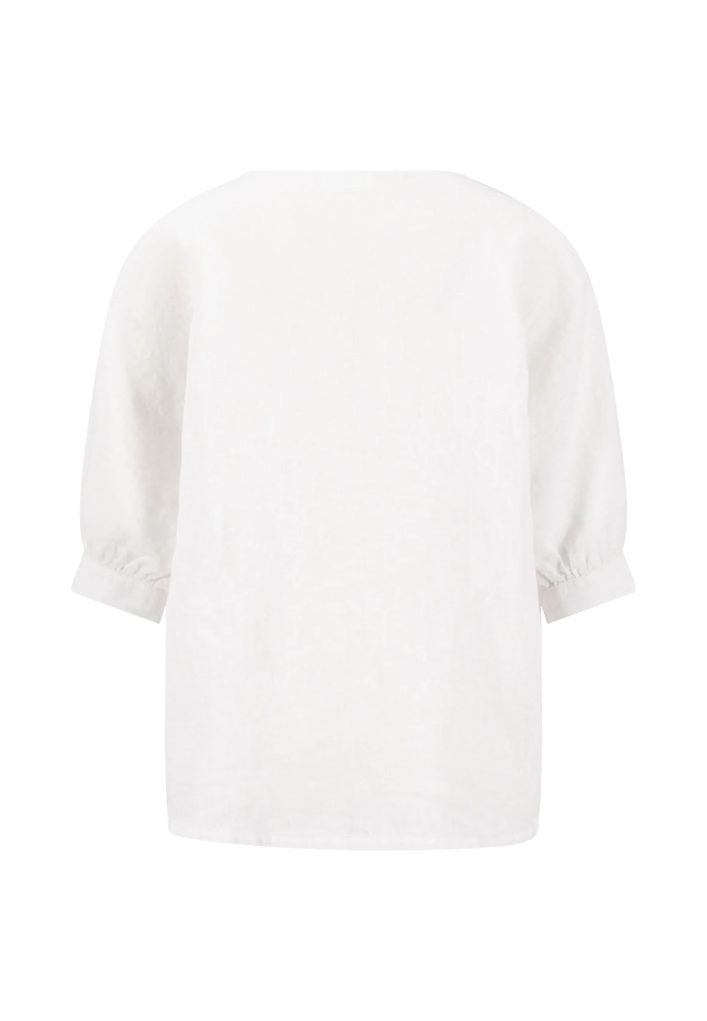 Bluse aus Leinen mit Bindeband und 3/4-Arm - Image 5