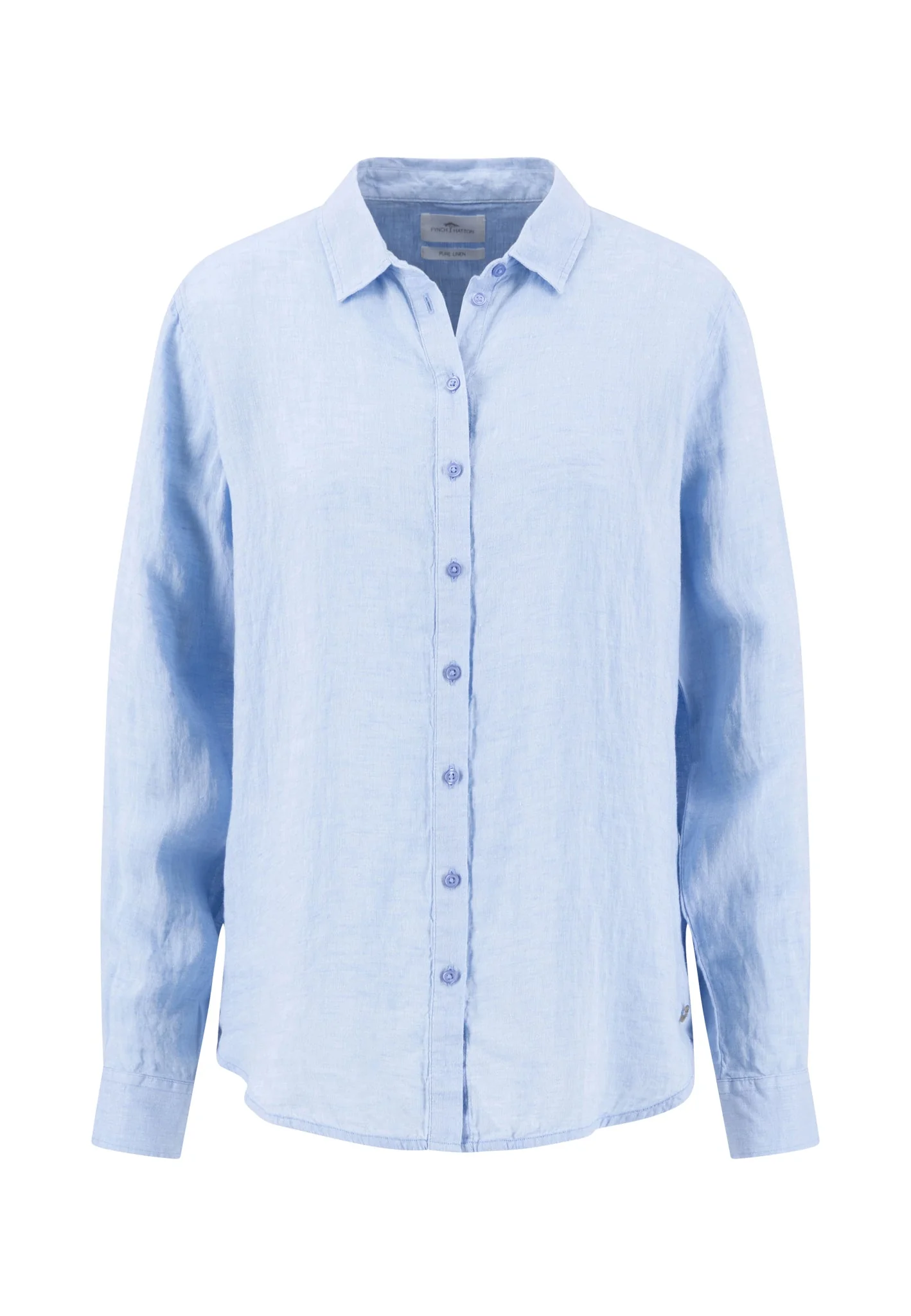 Bluse aus Leinen mit Hemdkragen und Knopfleiste - Image 13