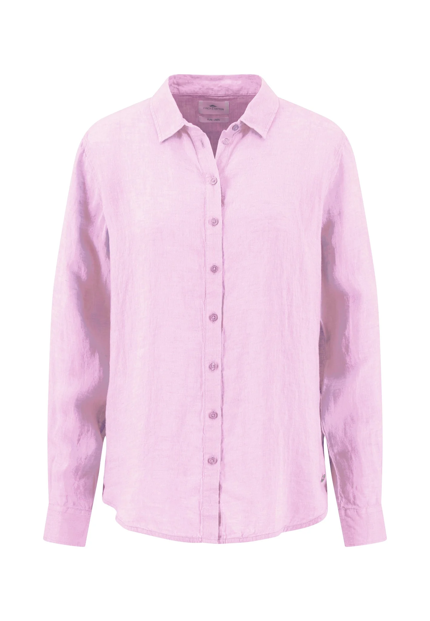 Bluse aus Leinen mit Hemdkragen und Knopfleiste - Image 18