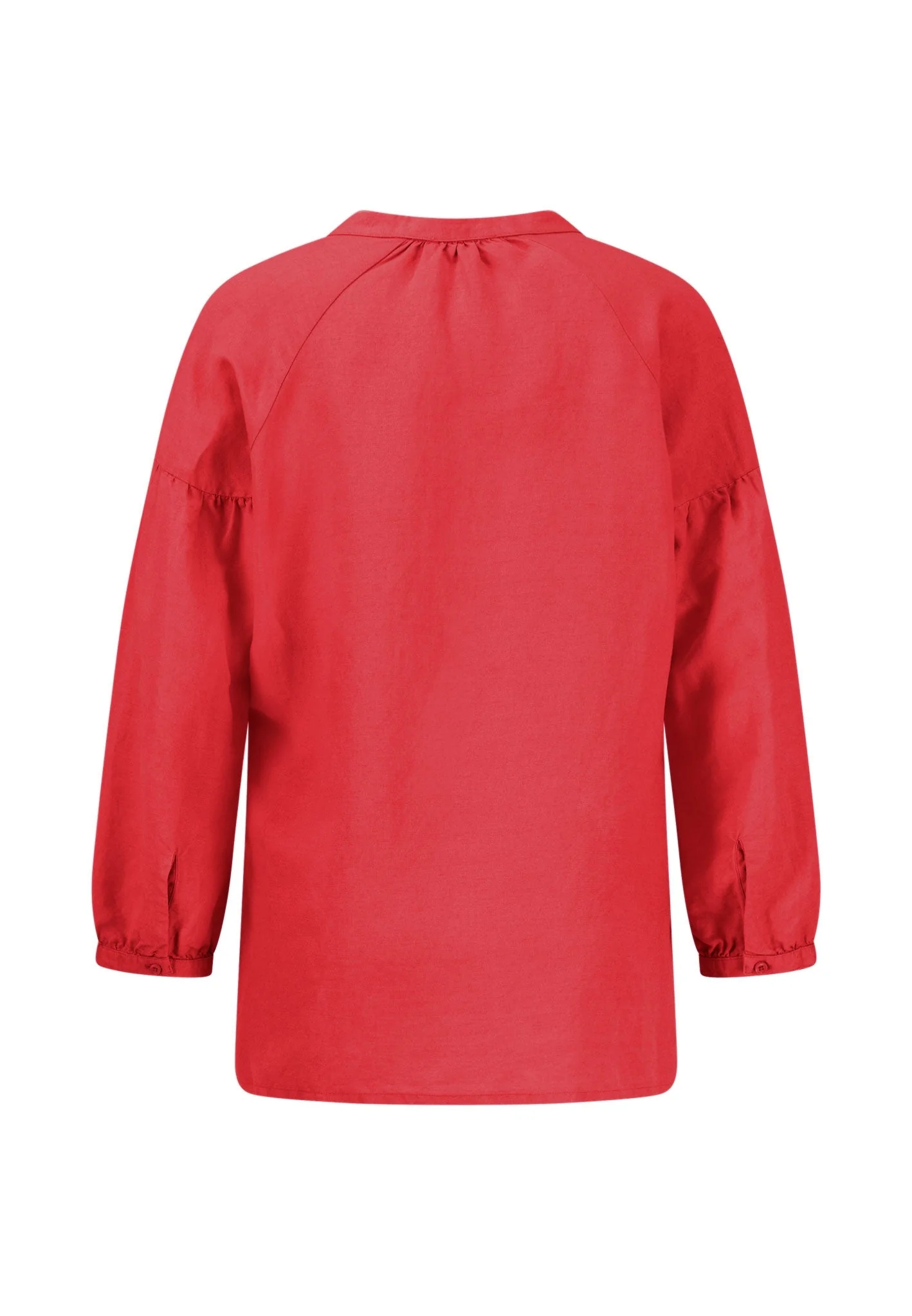 Bluse aus Leinen-Viskose-Mix mit V-Ausschnitt - Image 8