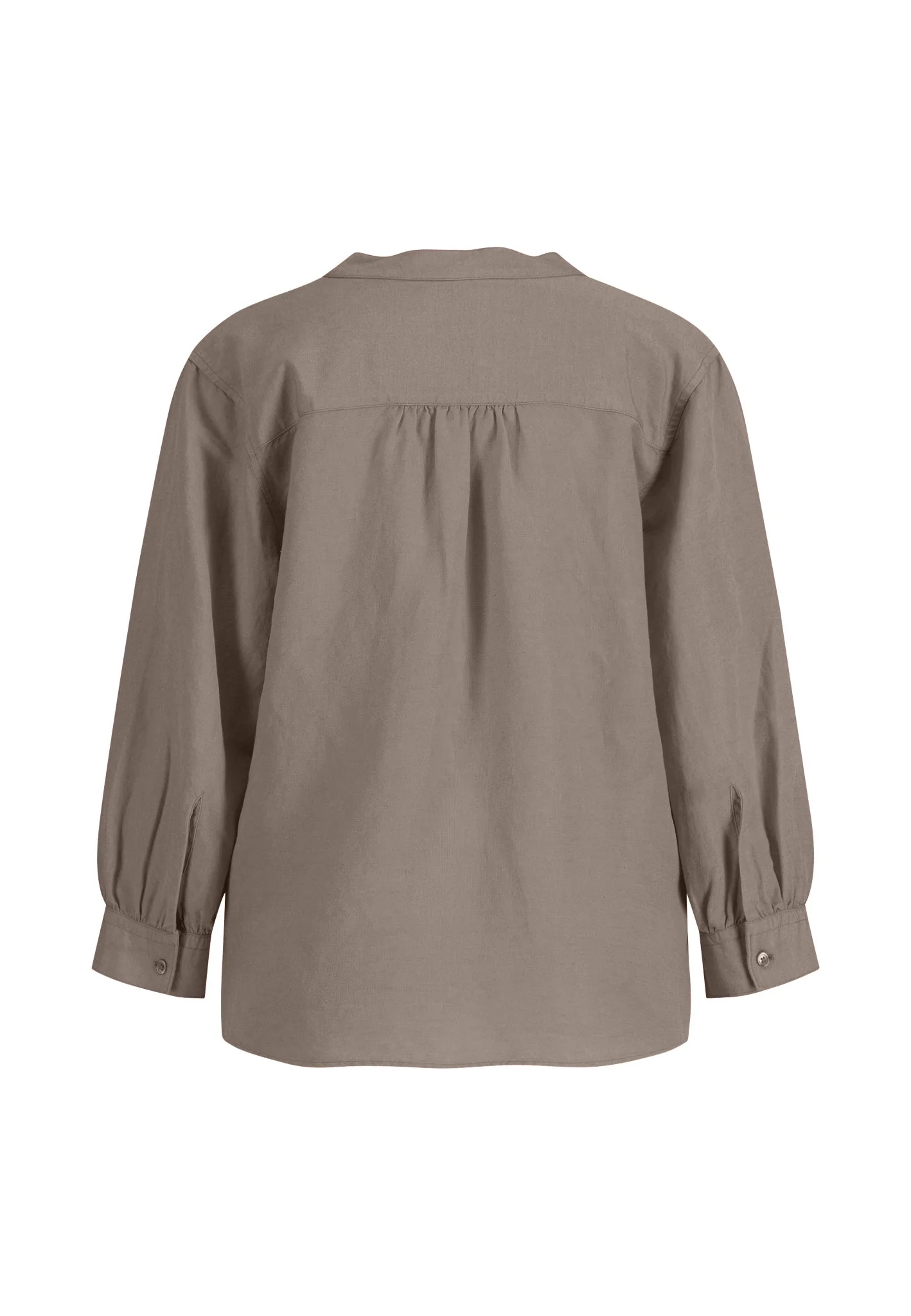Bluse aus Leinenmix mit V-Ausschnitt - Image 6