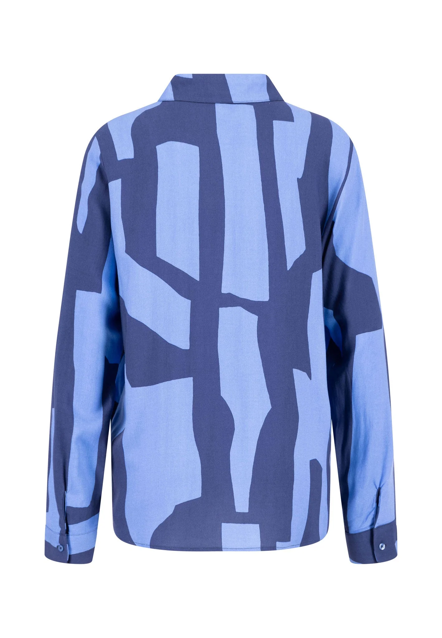 Bluse aus Viskose mit modernem Grafikprint - Image 4