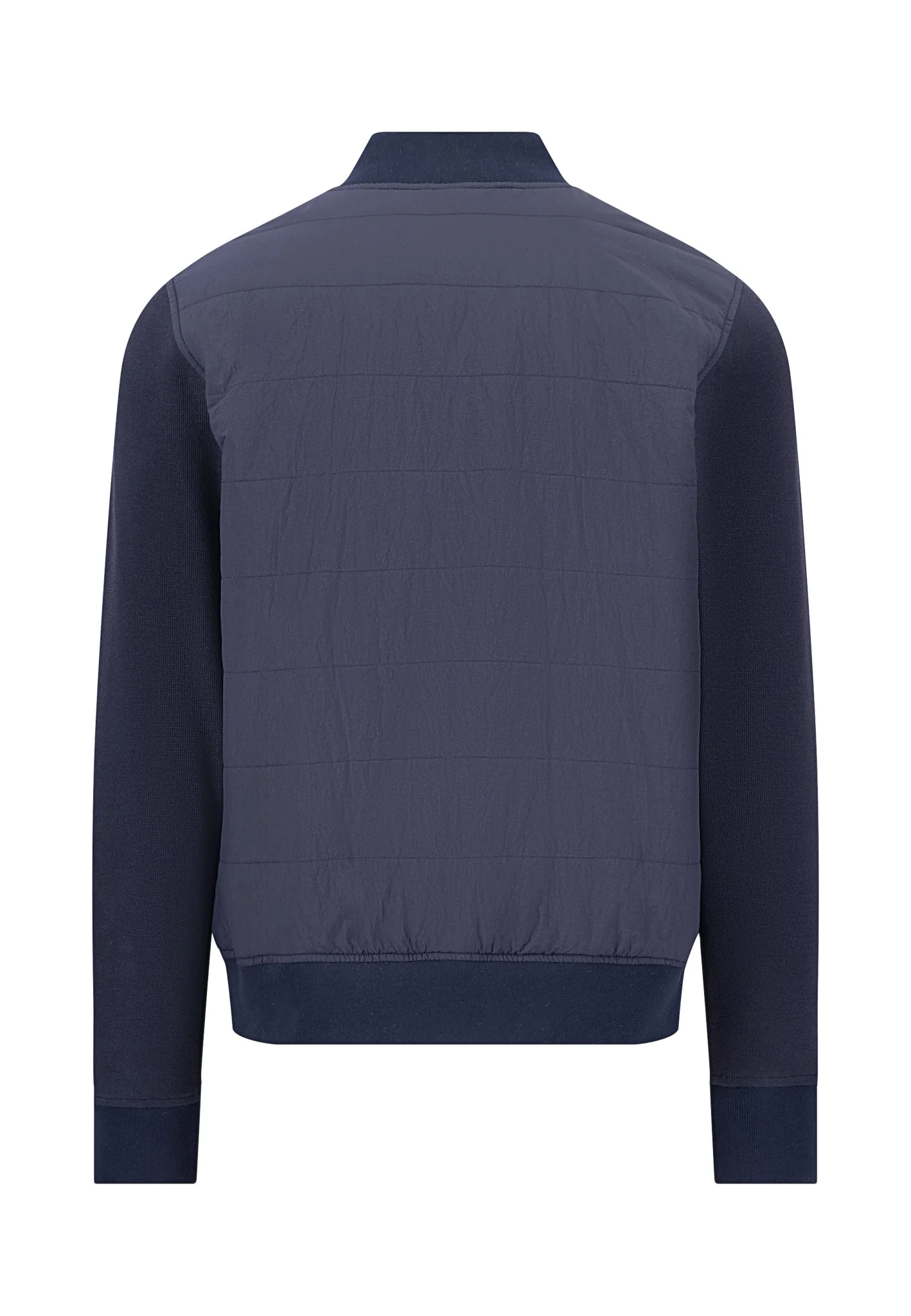 Bomberjacke aus Nylon-Mix mit Strickärmeln und Stepp-Optik - Image 5