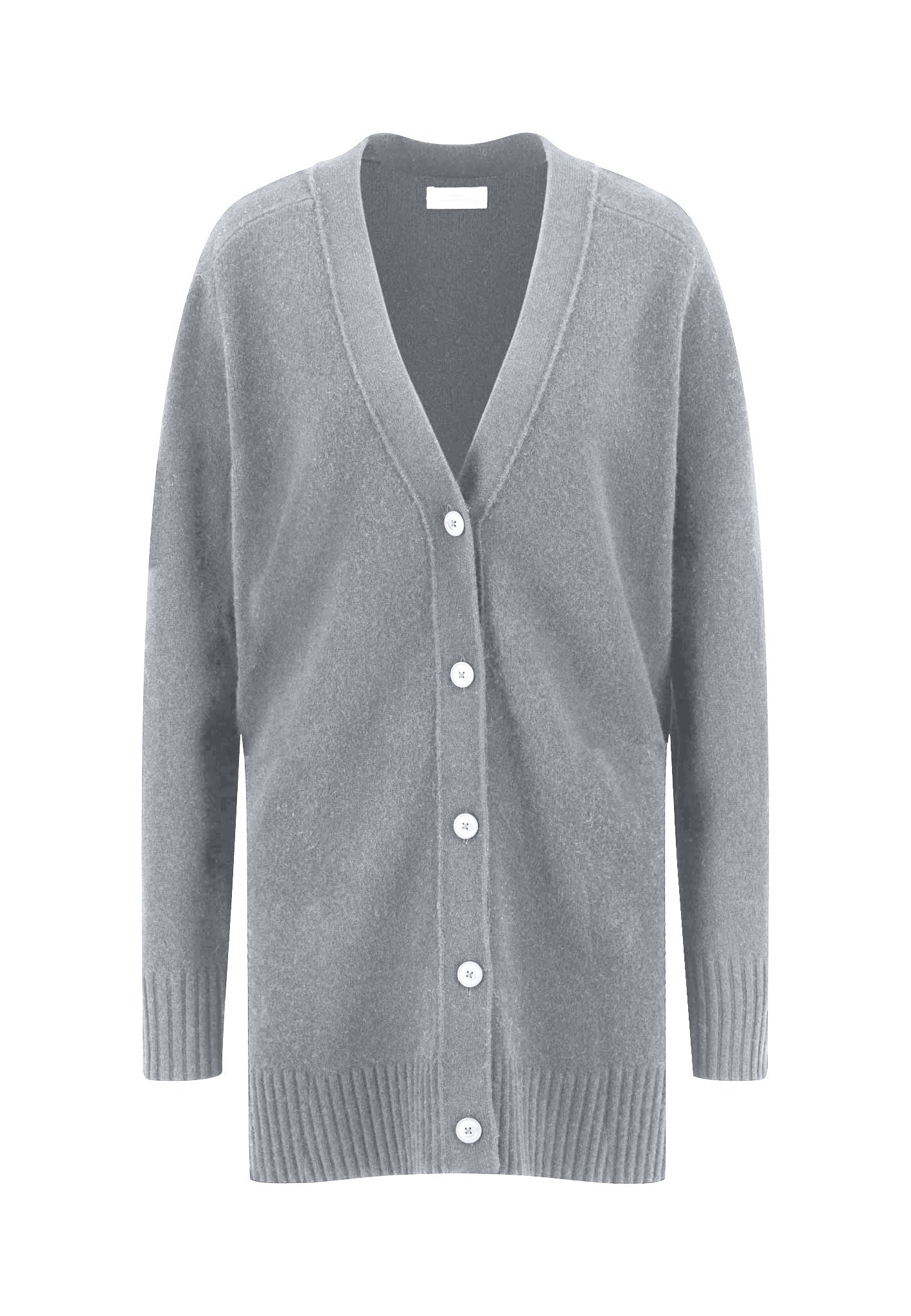 Cardigan aus Merinowolle mit Knopfleiste und V-Ausschnitt - Image 11