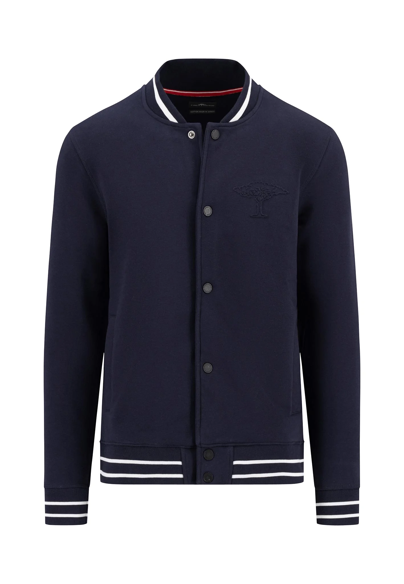 Collegejacke aus Baumwollmix mit Druckknöpfen - Image 5