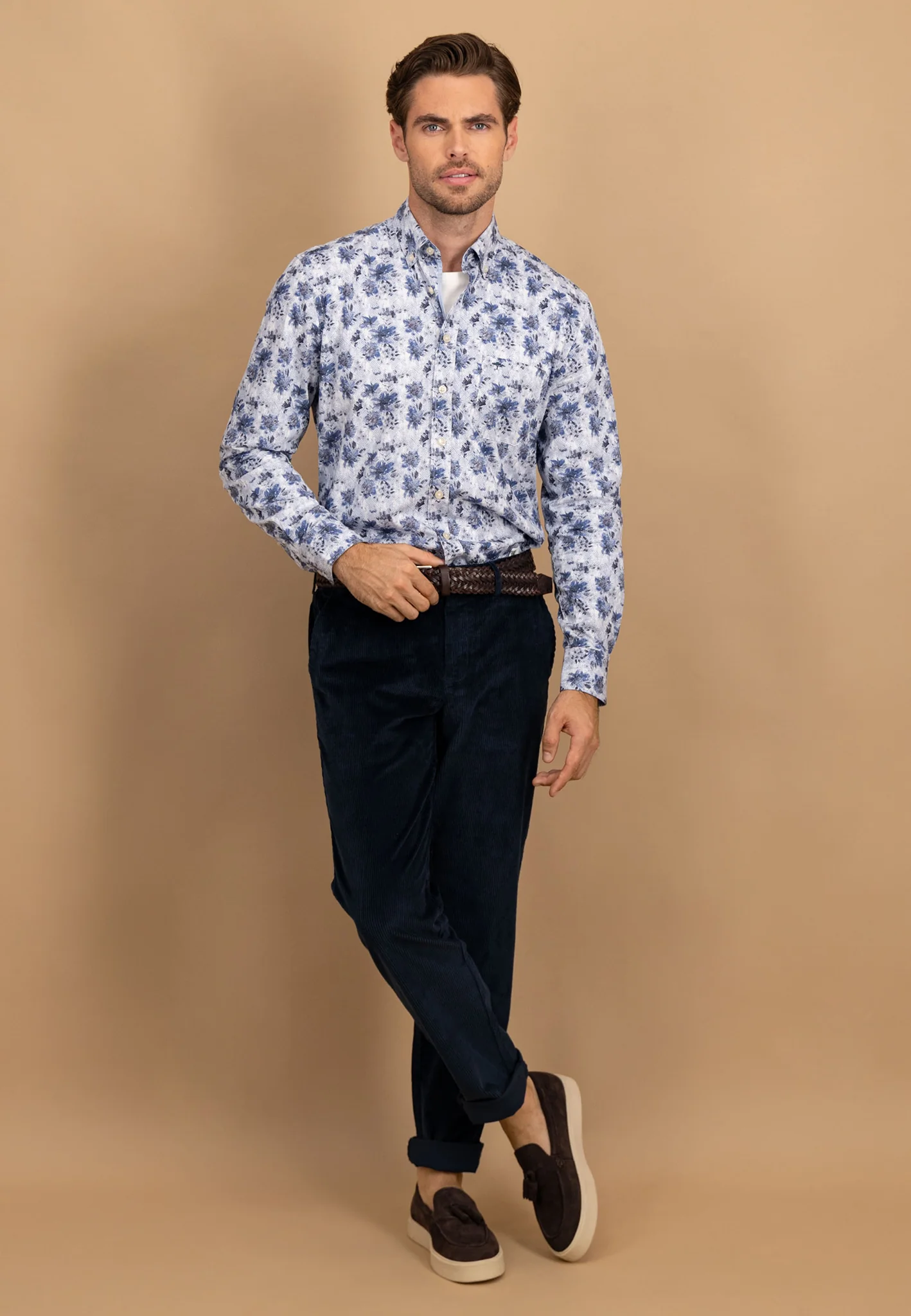 Cordhose aus Baumwoll-Stretch – Straight Leg - Image 3