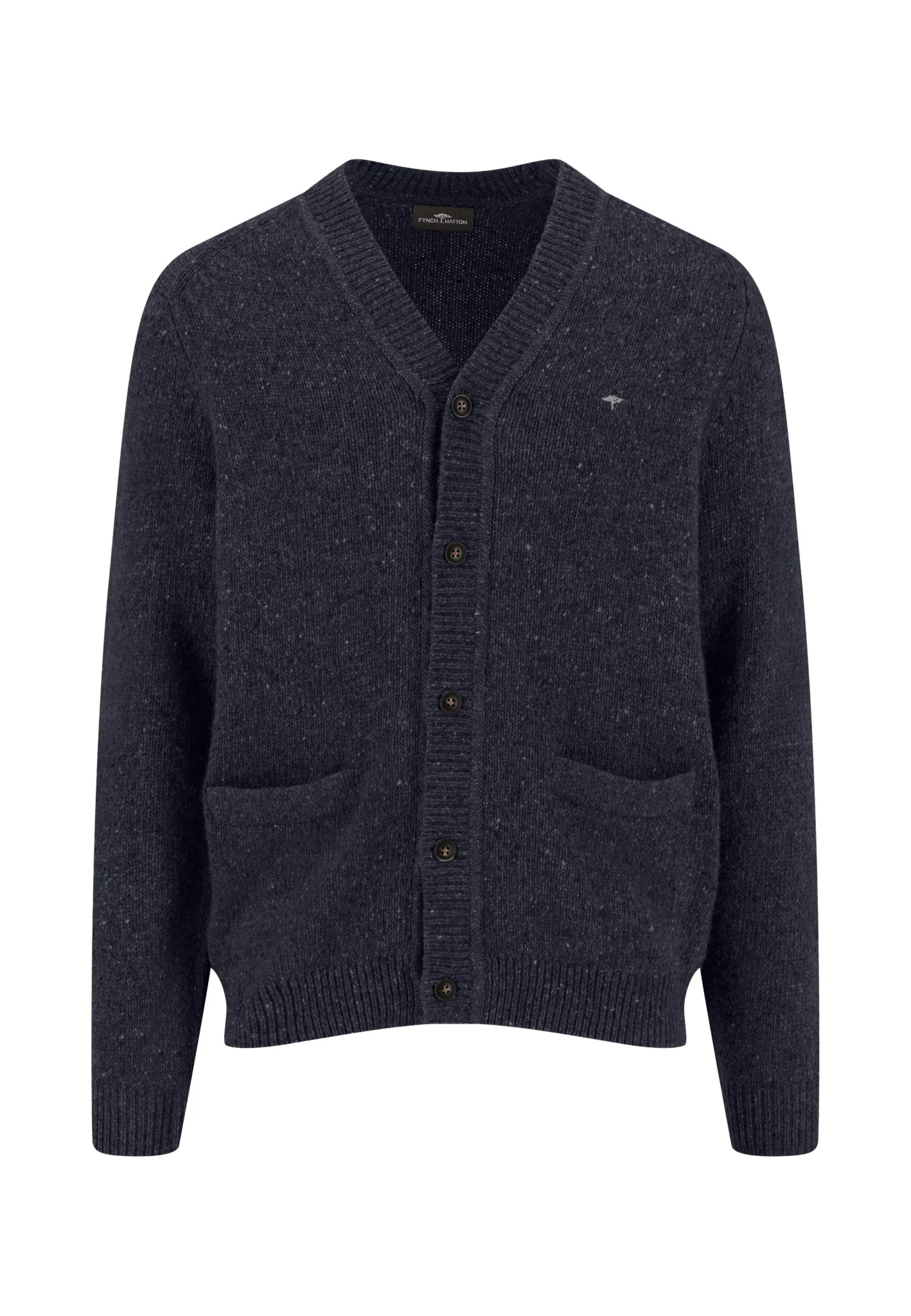 Donegal-Strickjacke aus Wollmix mit Knopfleiste und Taschen - Image 7