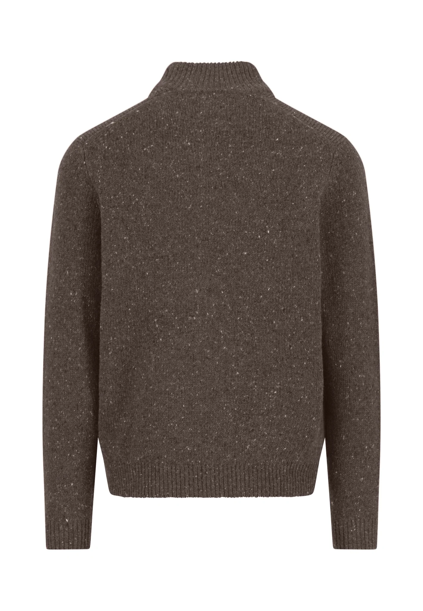 Donegal-Strickjacke aus Wollmix mit Reißverschluss und Stehkragen - Image 10