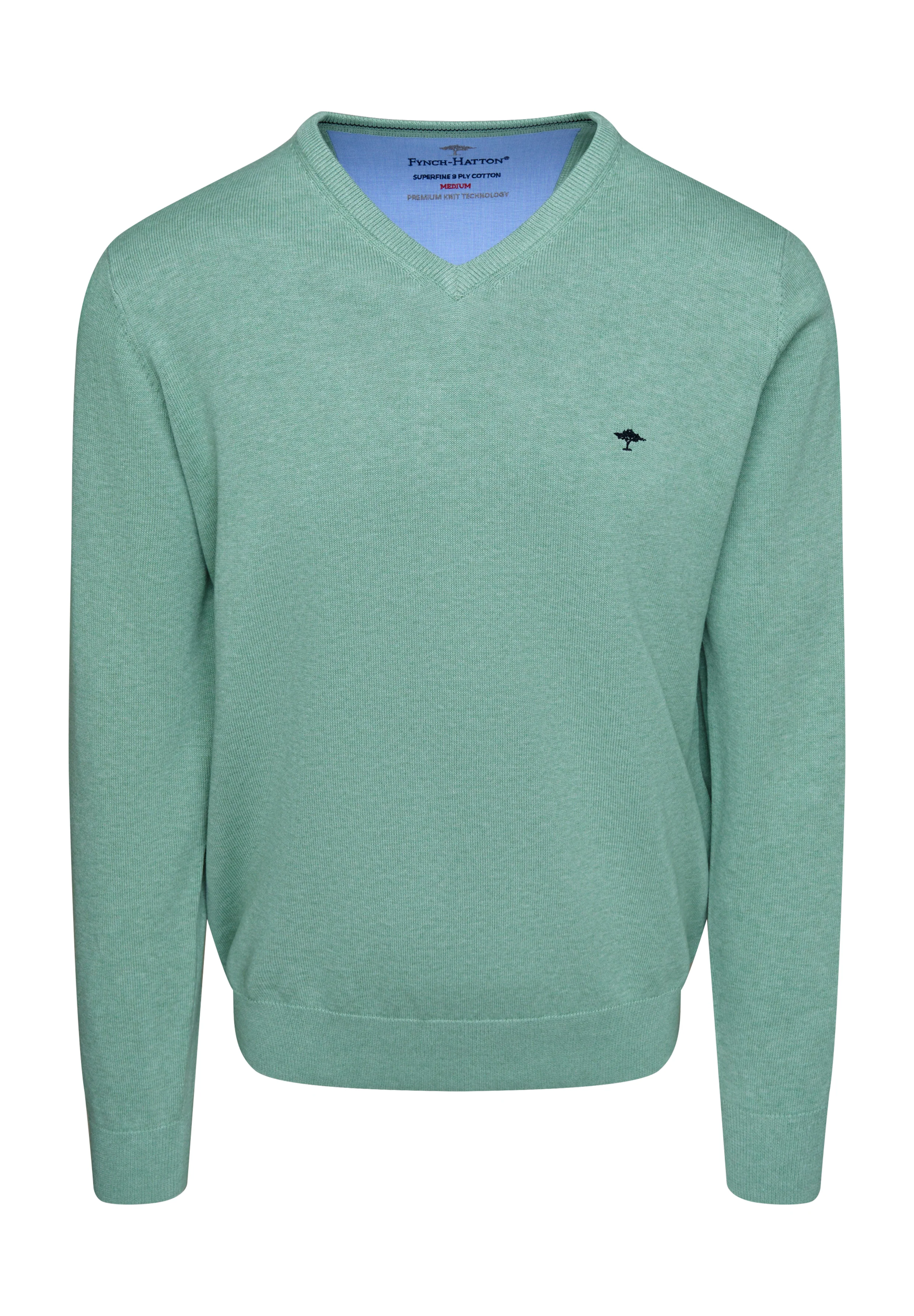 Feinstrick-Pullover mit V-Ausschnitt - Image 9