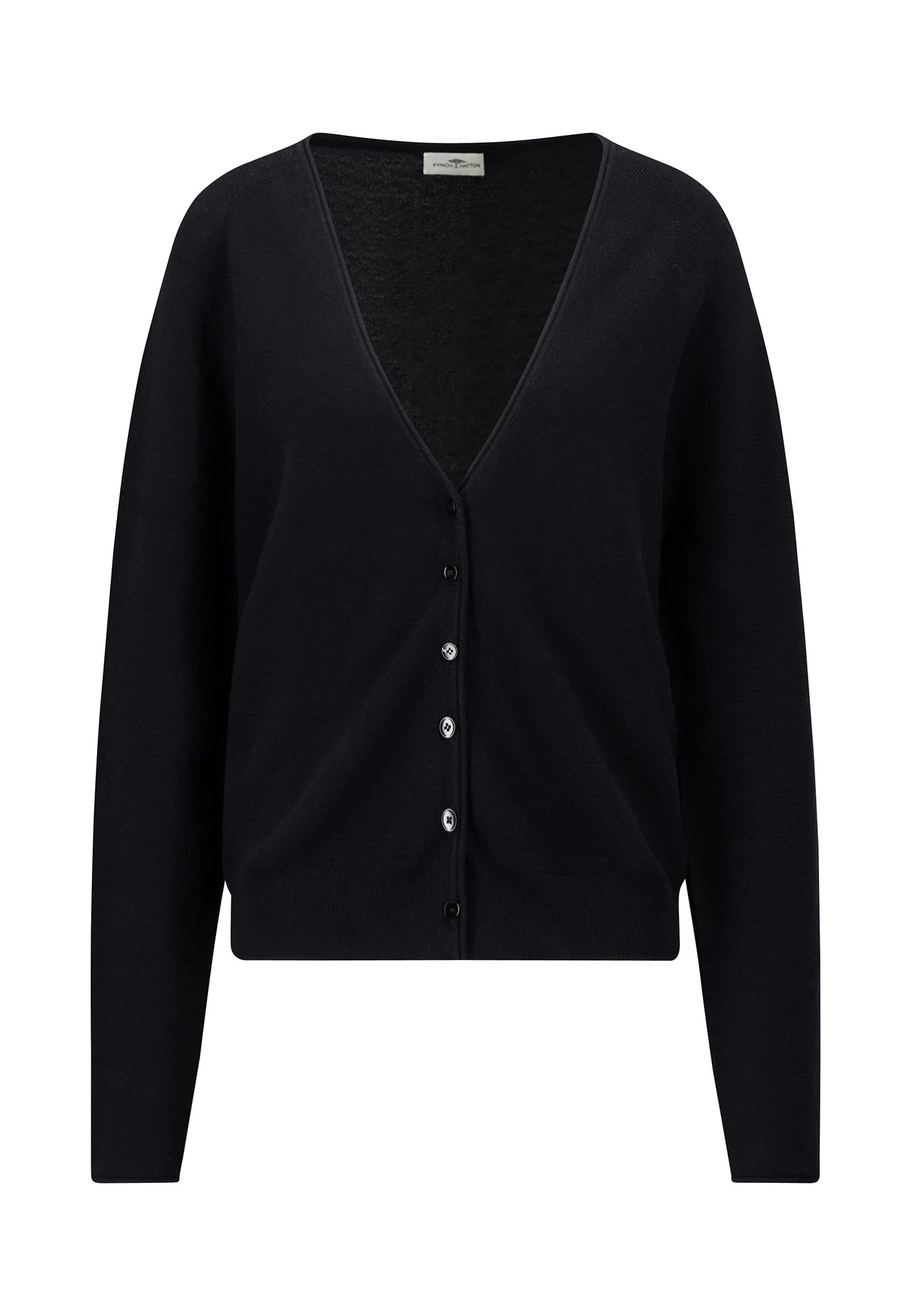 Feinstrickjacke aus Baumwolle mit Knöpfen - Image 3