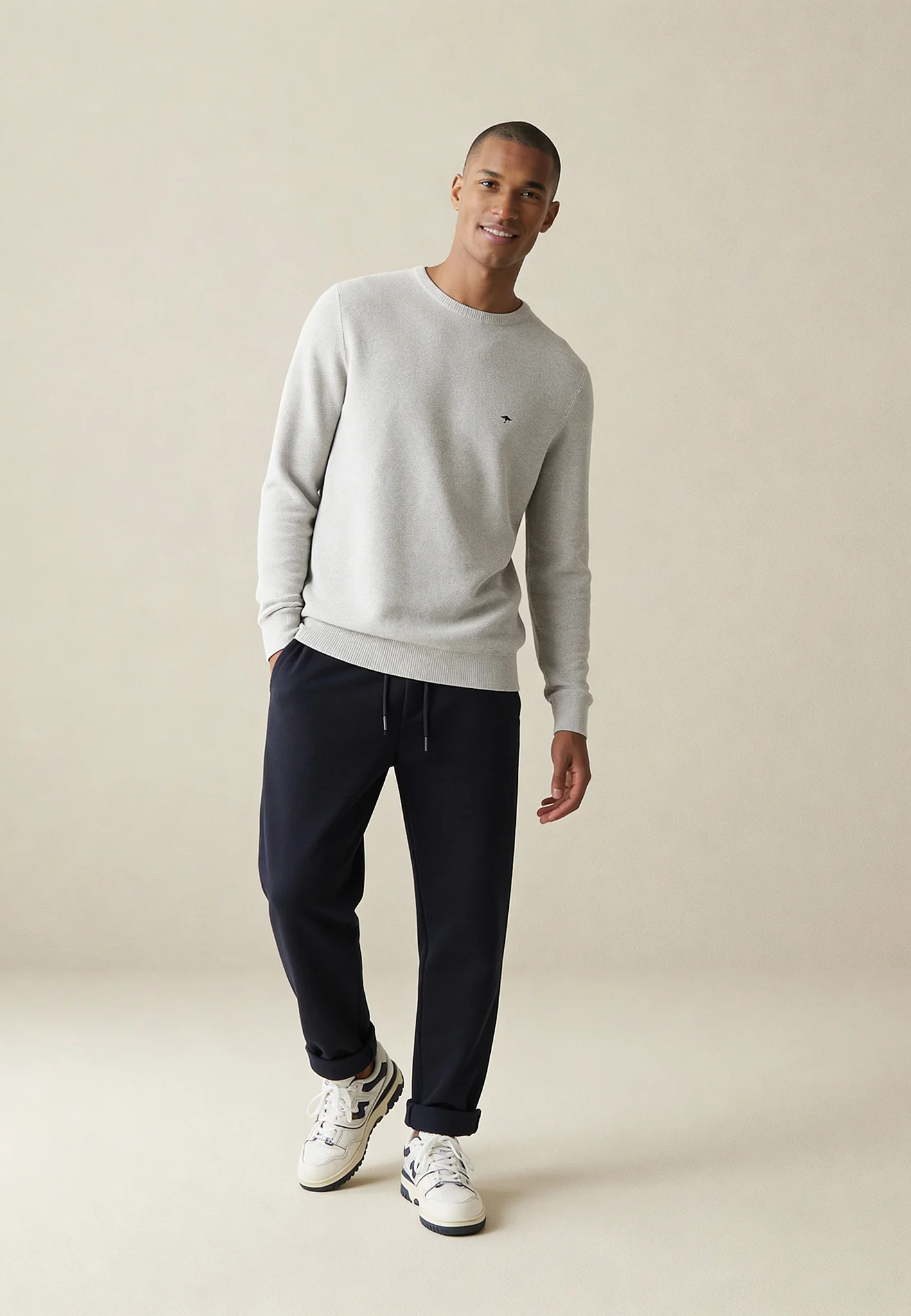 Feinstrickpullover aus Baumwolle mit Rundhalsausschnitt - Image 32