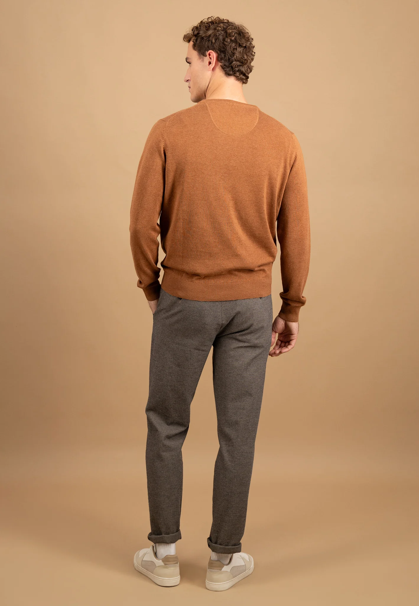 Feinstrickpullover aus Baumwolle mit Rundhalsausschnitt - Image 47