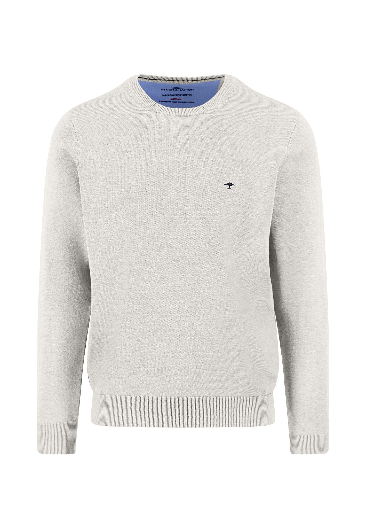 Feinstrickpullover aus Baumwolle mit Rundhalsausschnitt - Image 55