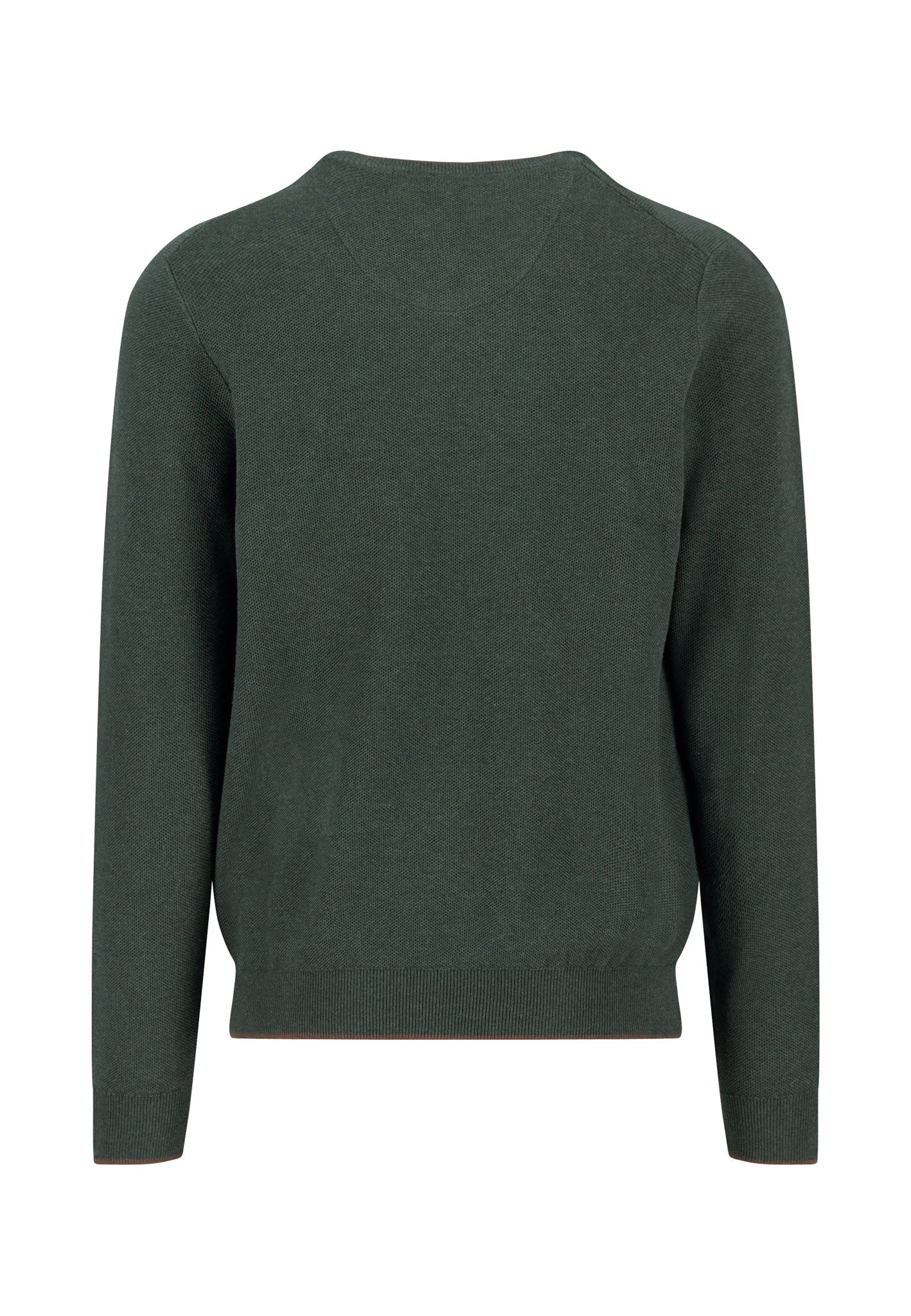 Feinstrickpullover aus Baumwolle mit V-Ausschnitt - Image 6