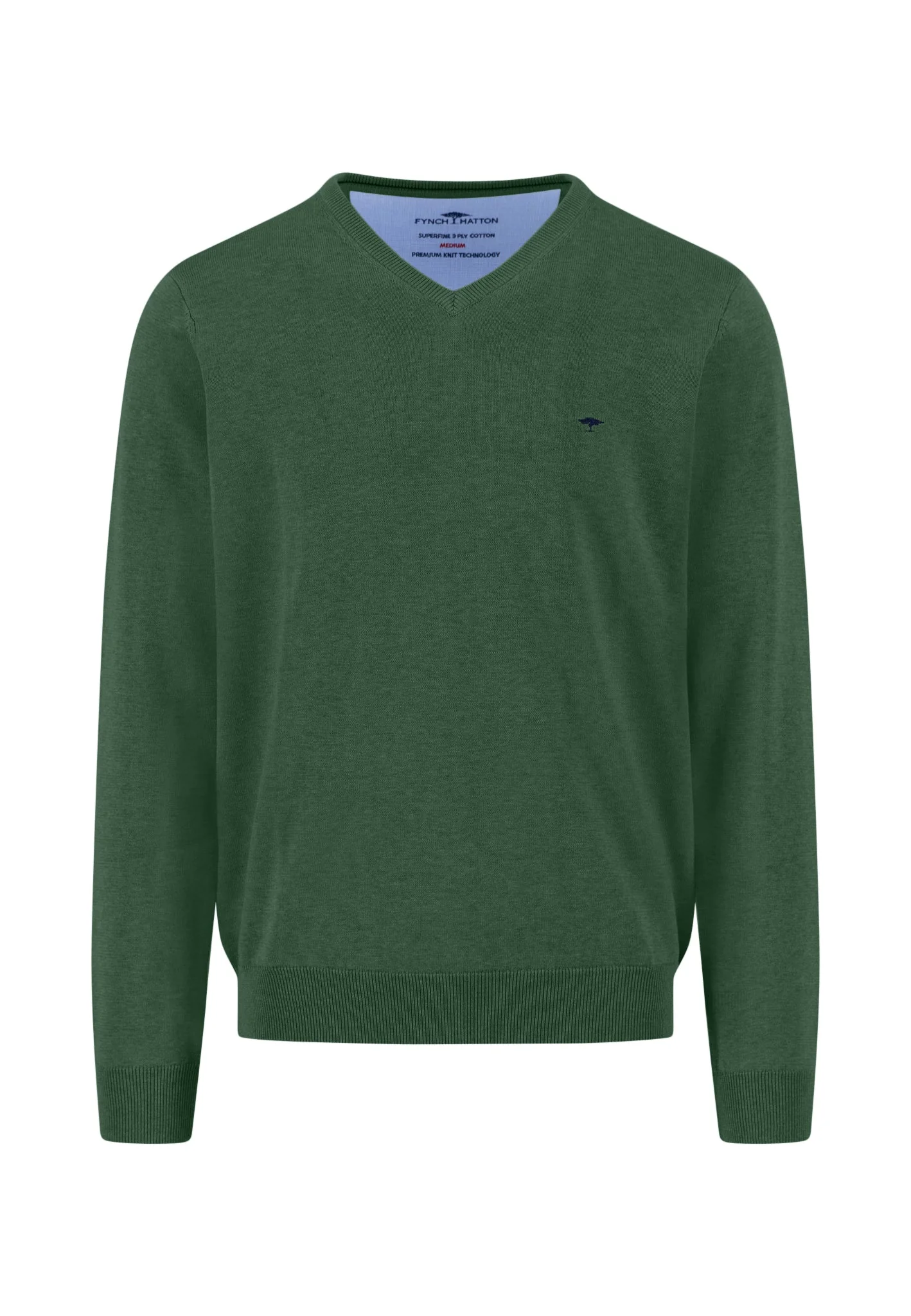 Feinstrickpullover aus Baumwolle mit V-Ausschnitt - Image 27