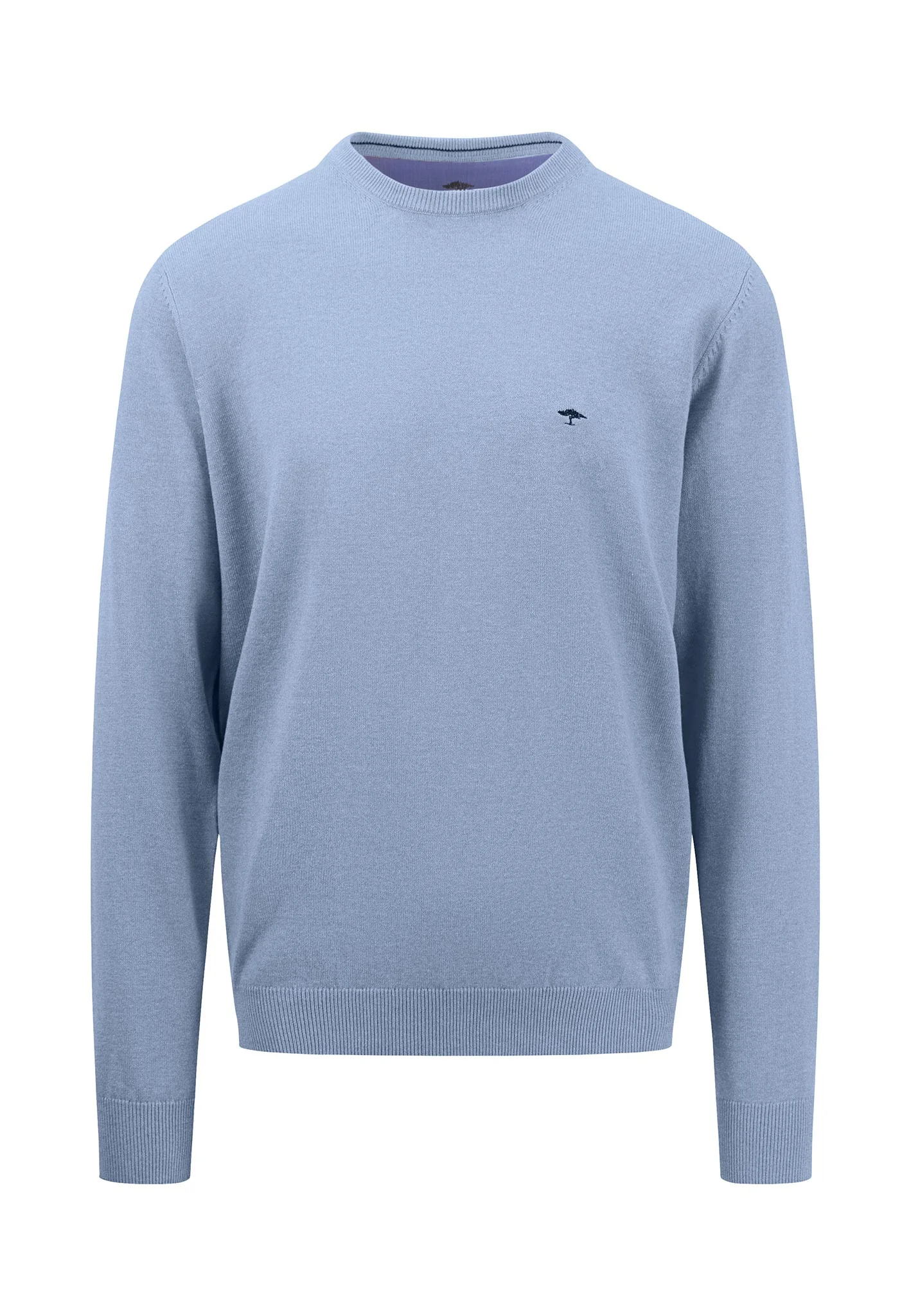 Feinstrickpullover mit O-Ausschnitt aus 100% Baumwolle - Image 3