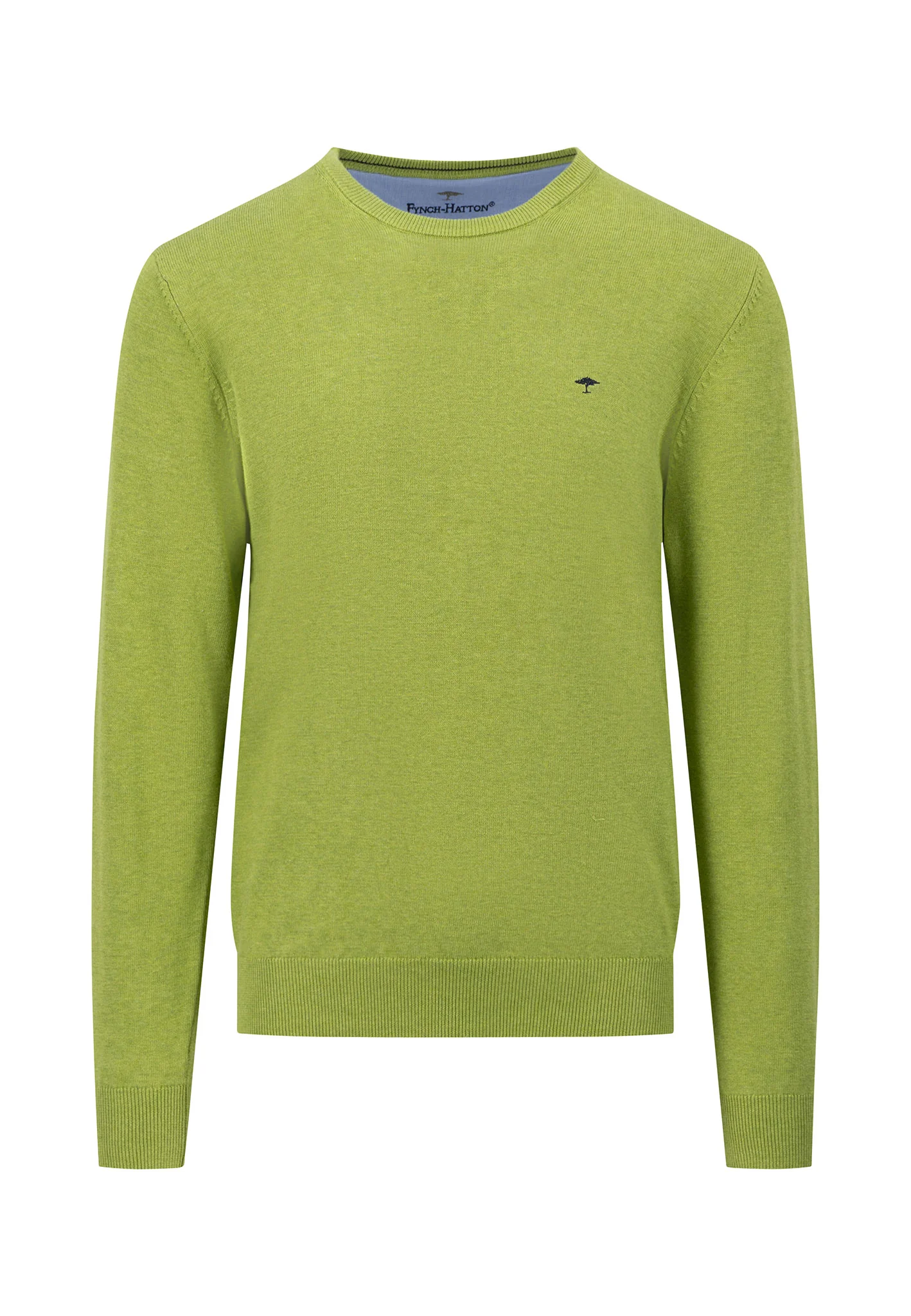 Feinstrickpullover mit O-Ausschnitt aus 100% Baumwolle - Image 7