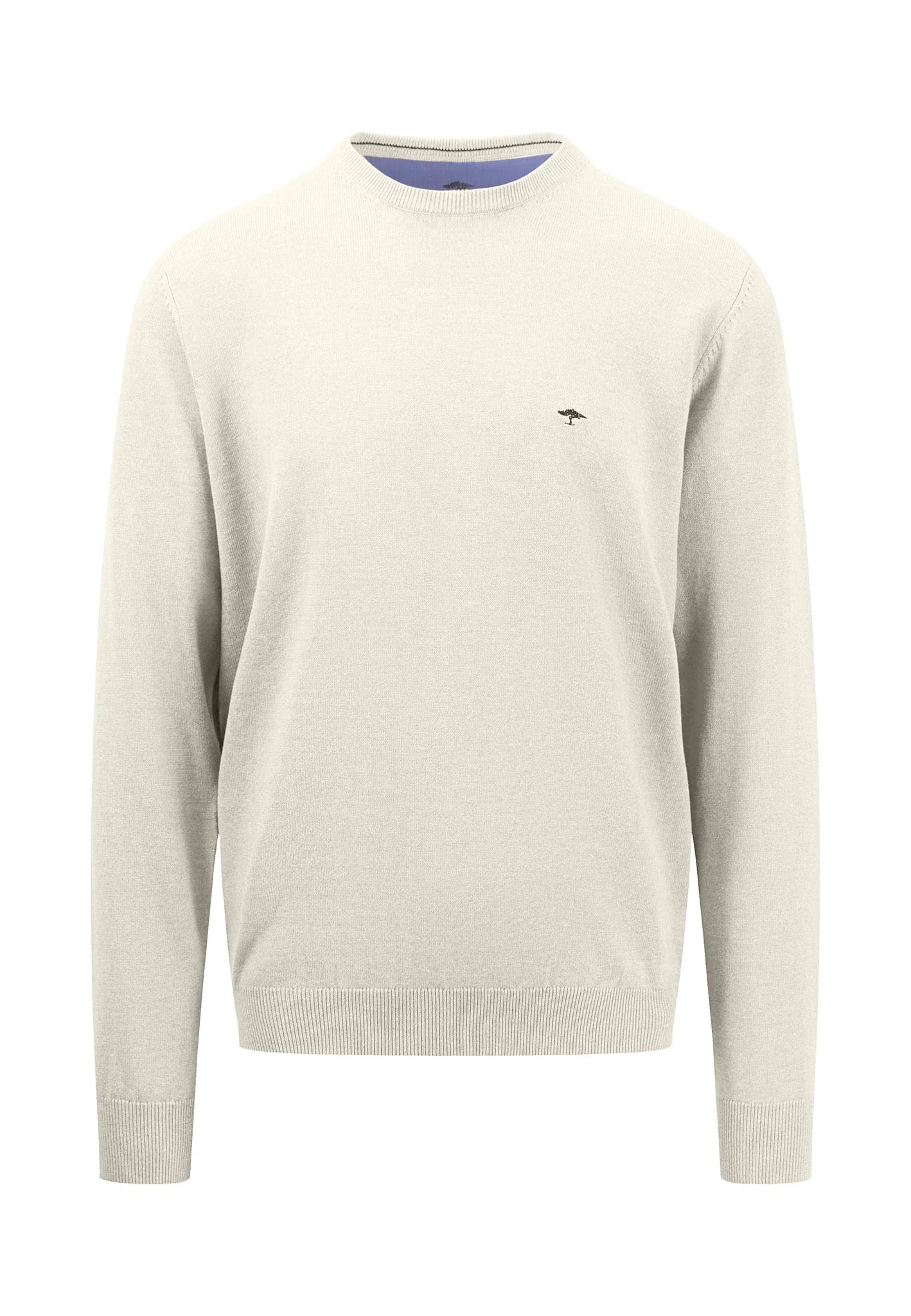 Feinstrickpullover mit O-Ausschnitt aus 100% Baumwolle - Image 9