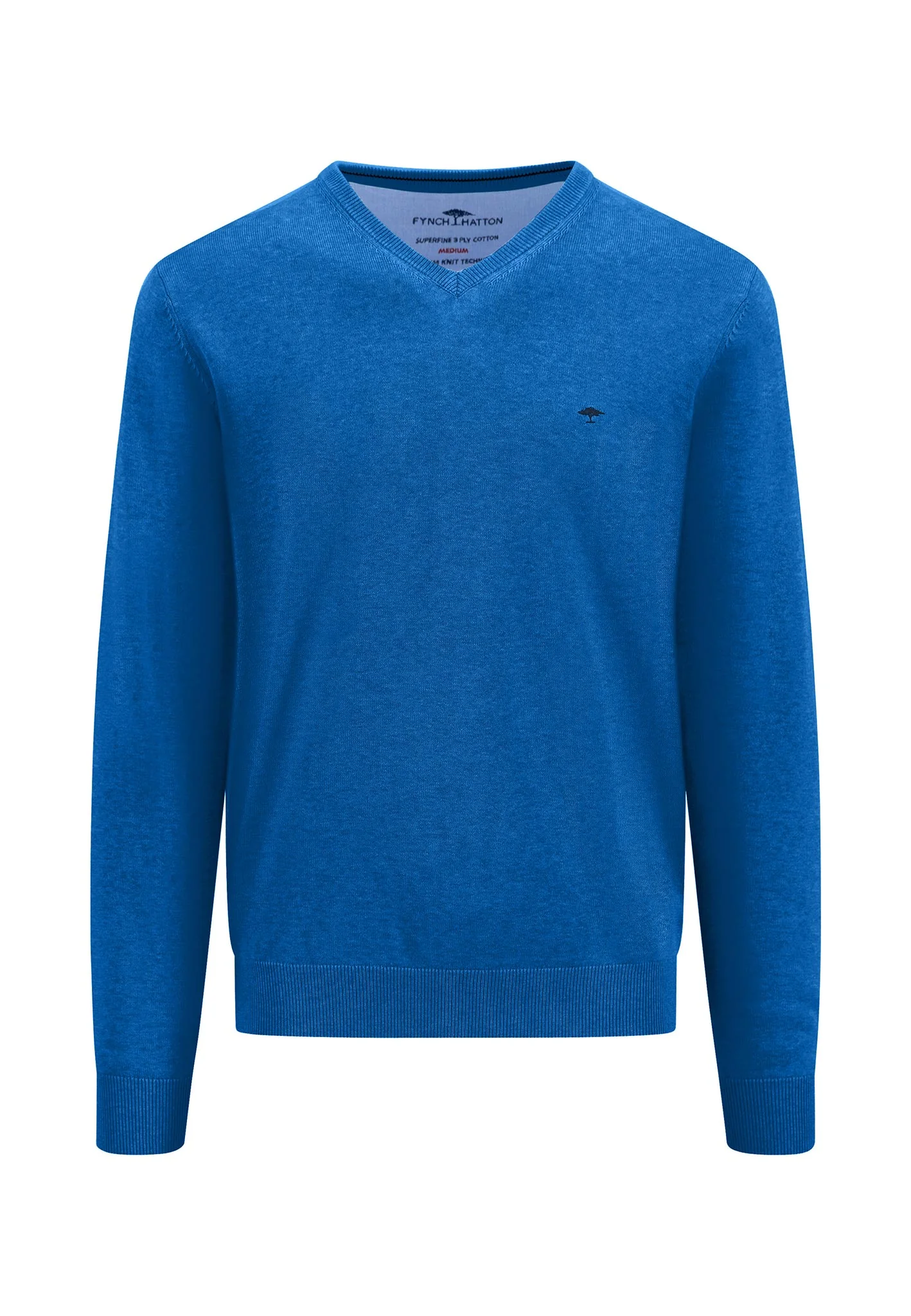 Pullover aus Baumwolle mit V-Ausschnitt - Image 7