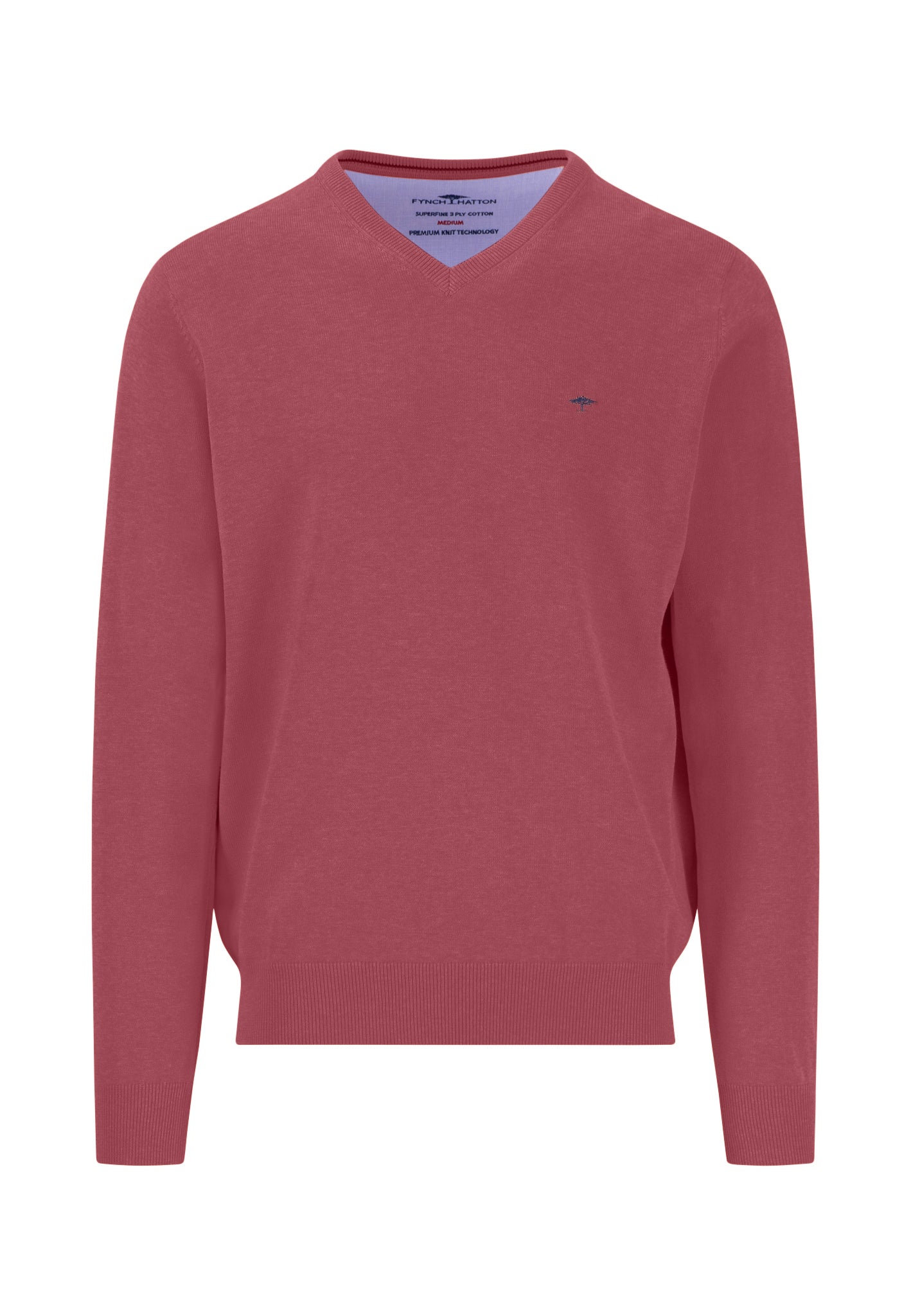 Feinstrickpullover mit V-Ausschnitt im Casual-Fit - Image 3