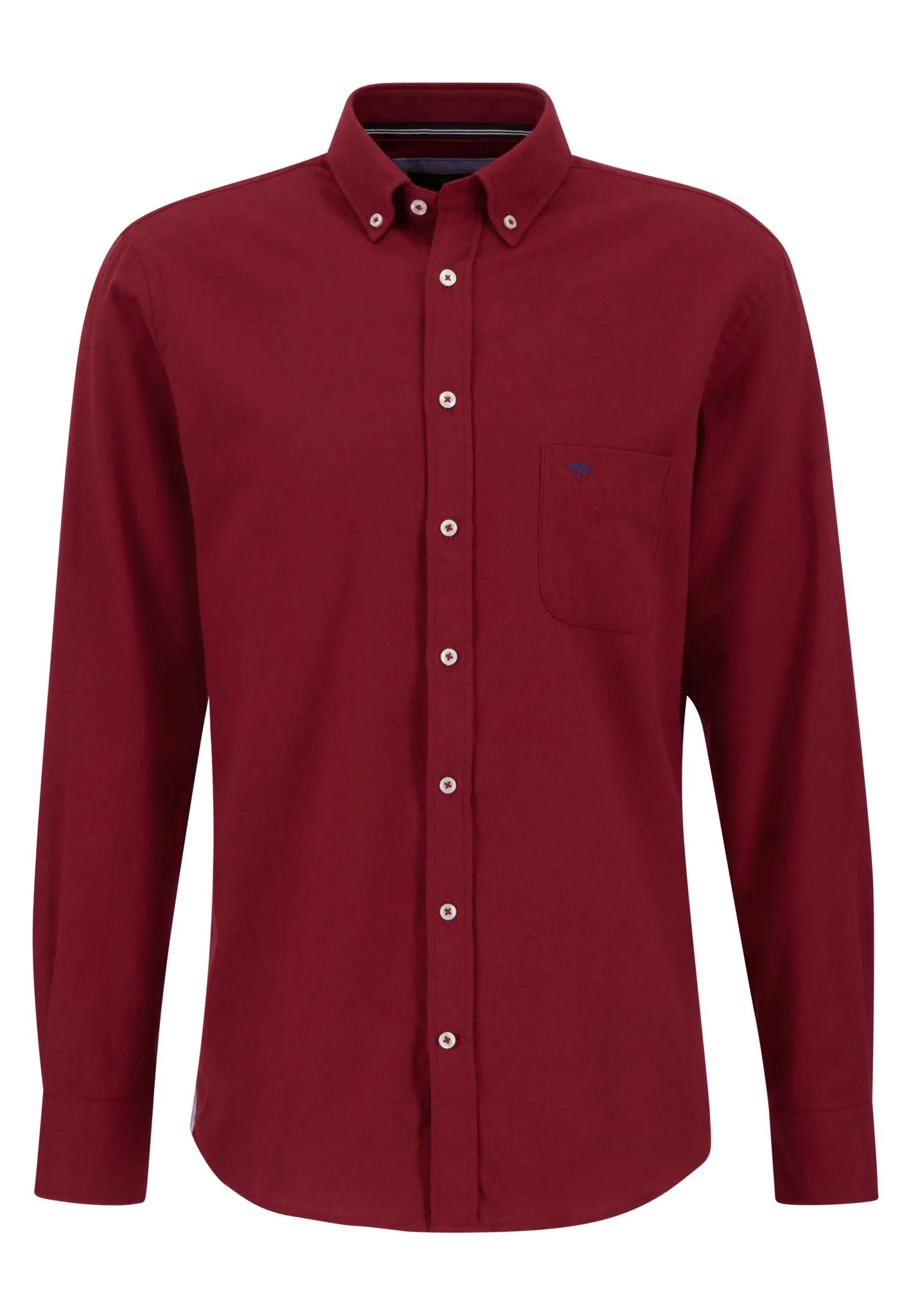 Flanellhemd aus Baumwolle mit Button-Down-Kragen - Image 3