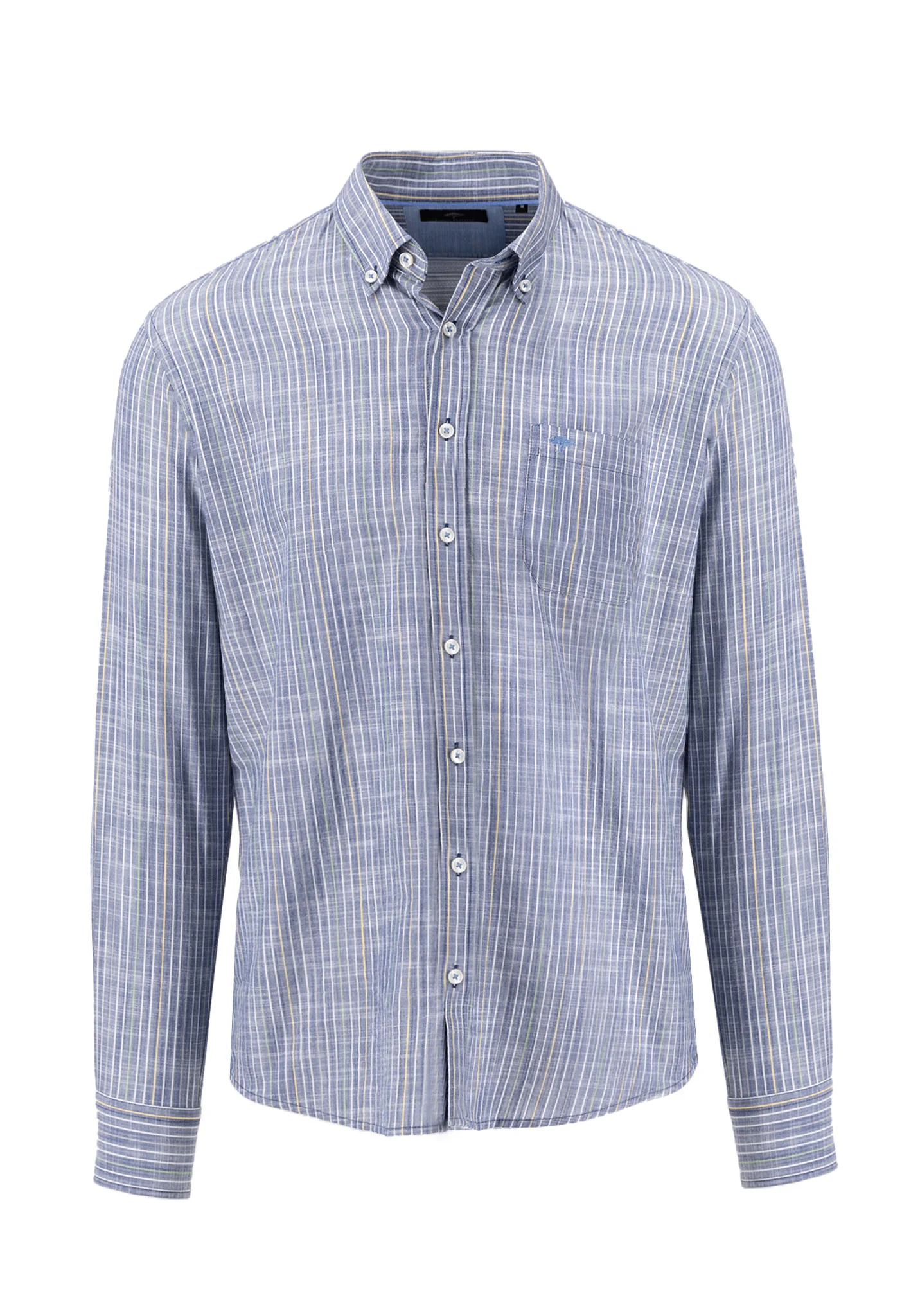 Gemustertes Hemd mit Button-Down-Kragen - Image 5