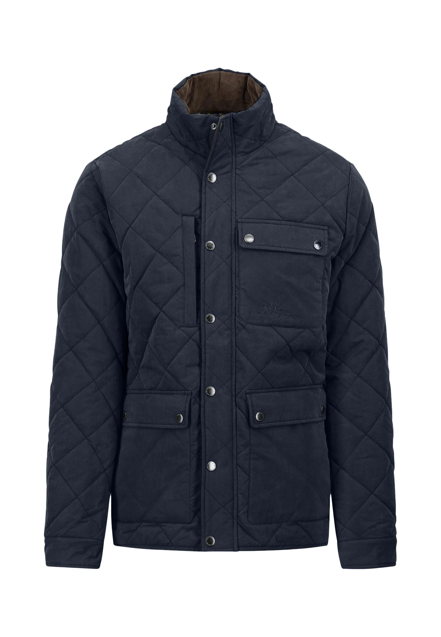 Gesteppte Feldjacke mit Stehkragen