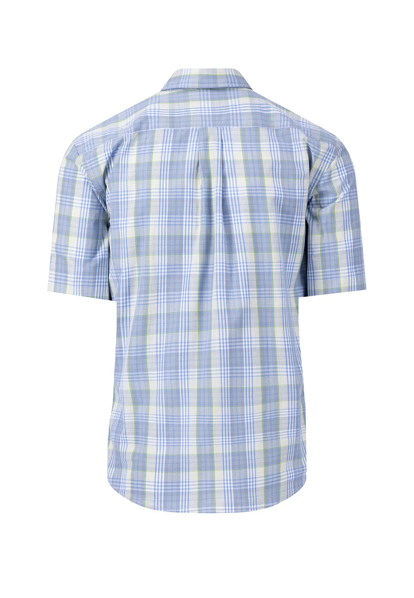 Gestreiftes Halbarm-Hemd mit Button-Down-Kragen - Image 6