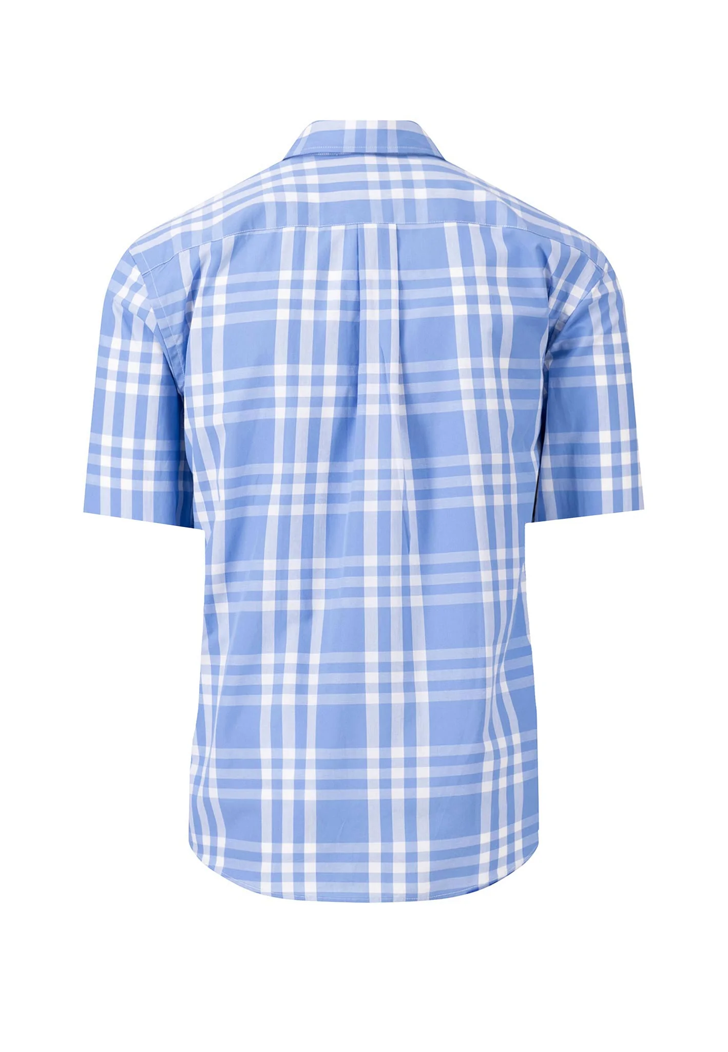 Gestreiftes Halbarm-Hemd mit Button-Down-Kragen - Image 8