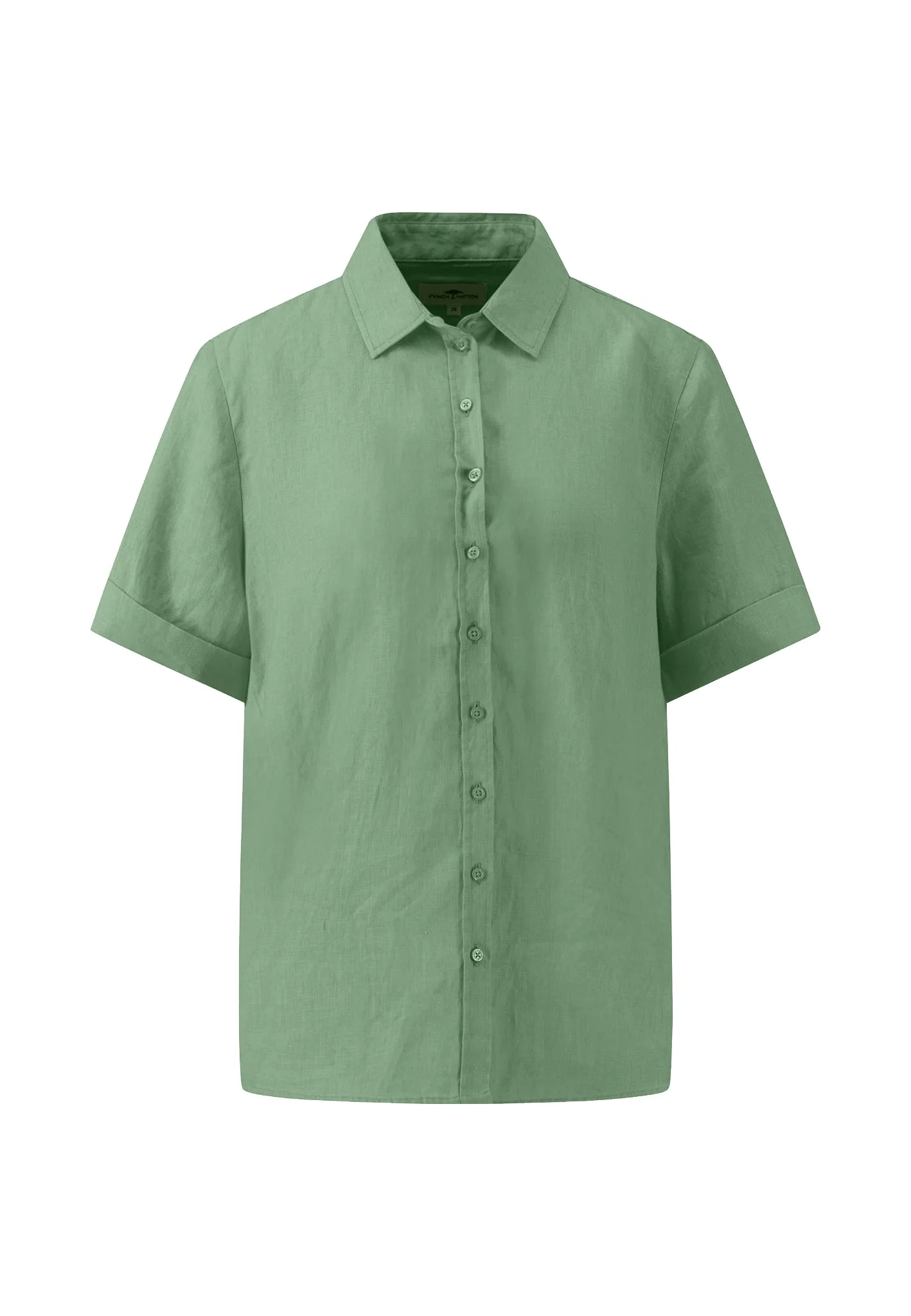 Halbarm-Bluse aus Leinen - Image 11