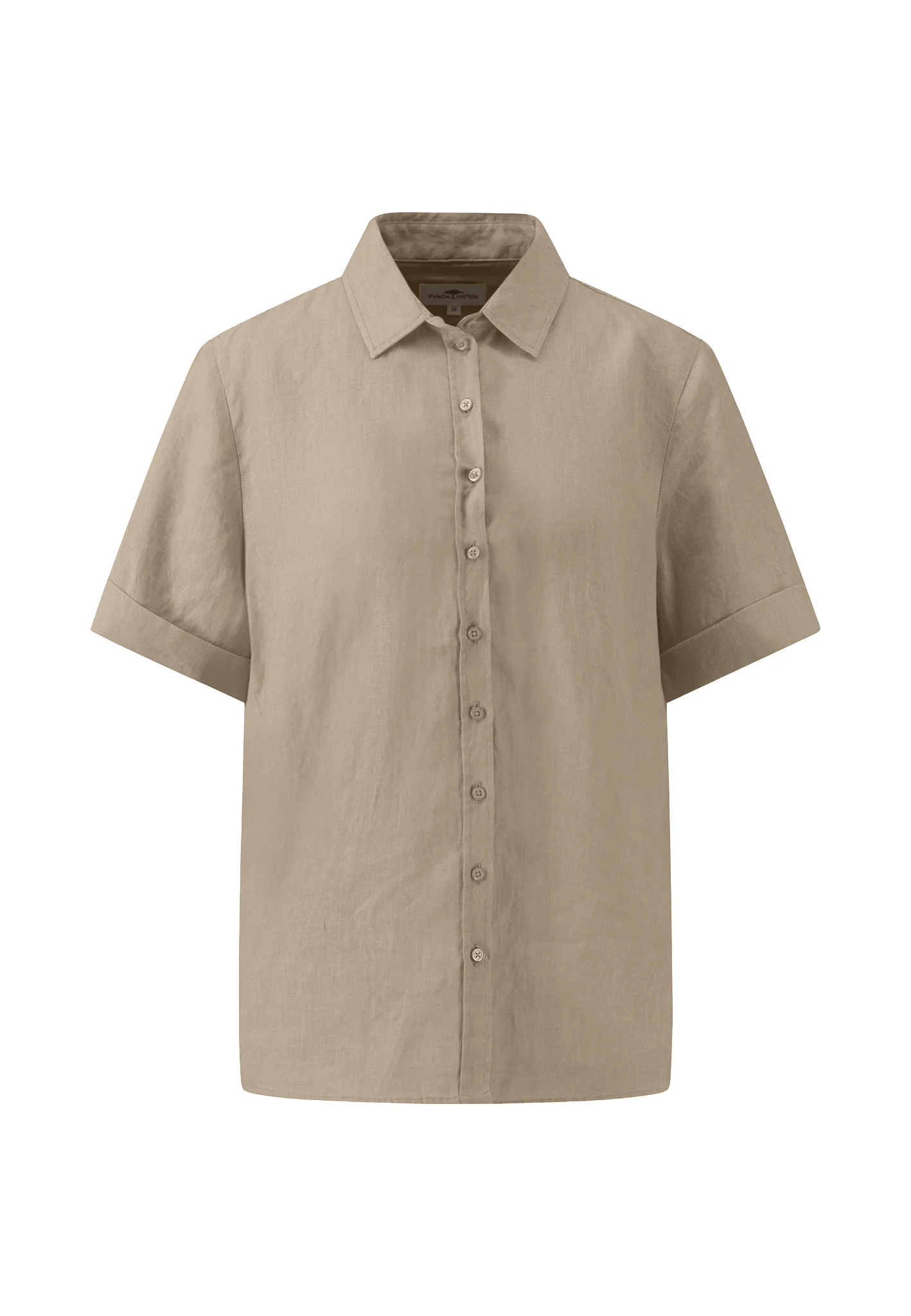 Halbarm-Bluse aus Leinen - Image 7