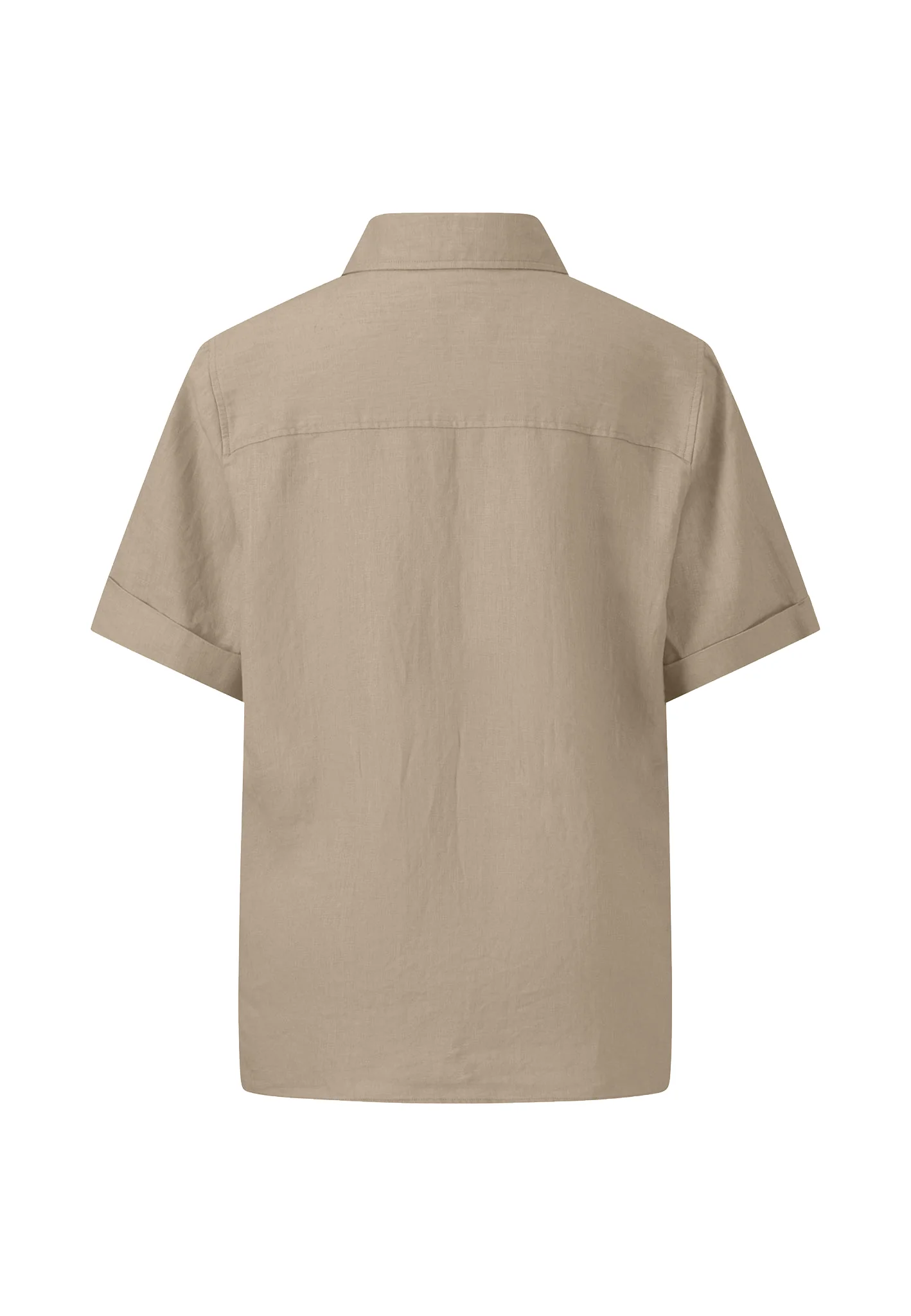 Halbarm-Bluse aus Leinen - Image 8