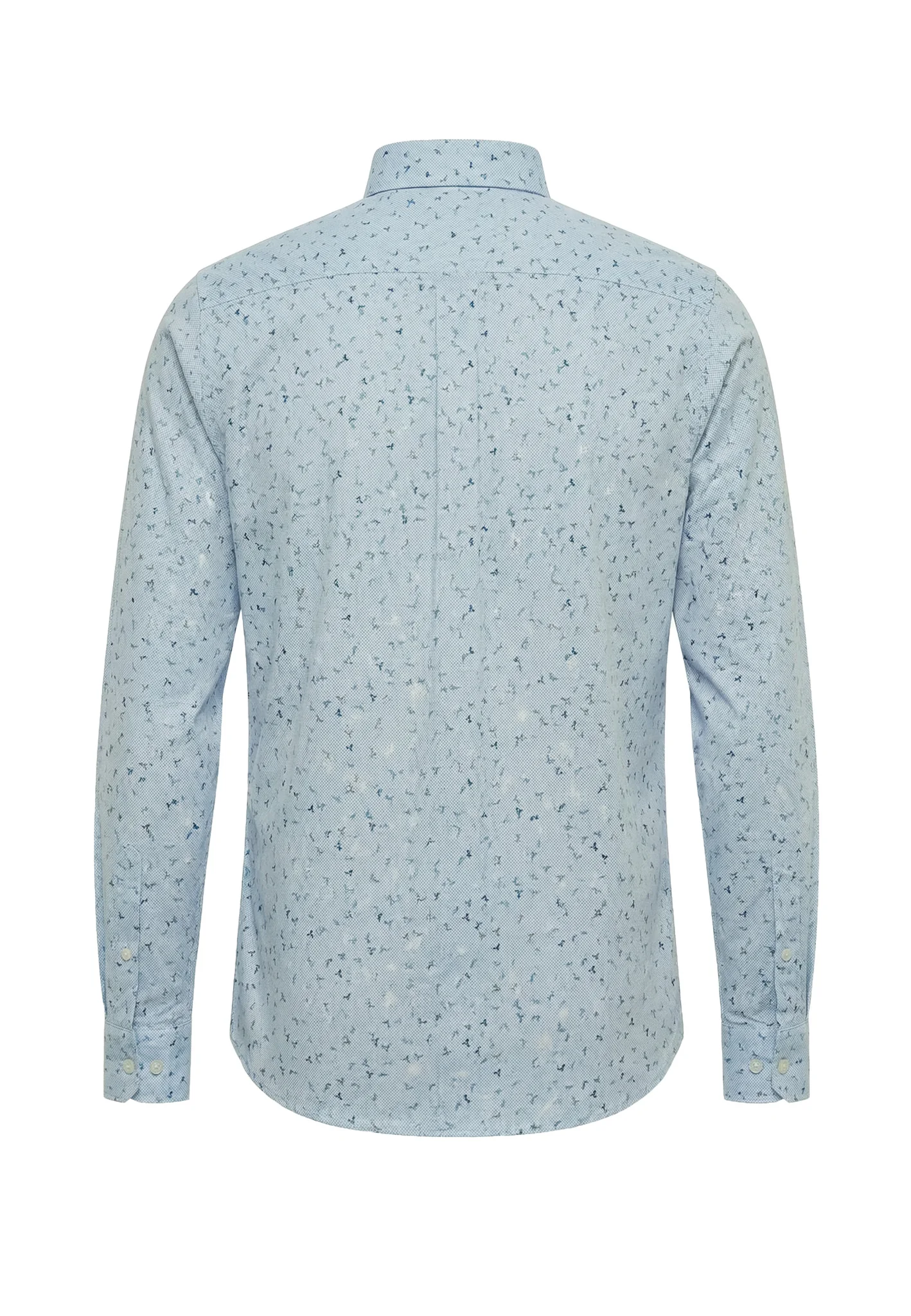 Hemd aus Baumwolle mit Allover-Print und Button-Down-Kragen - Image 10