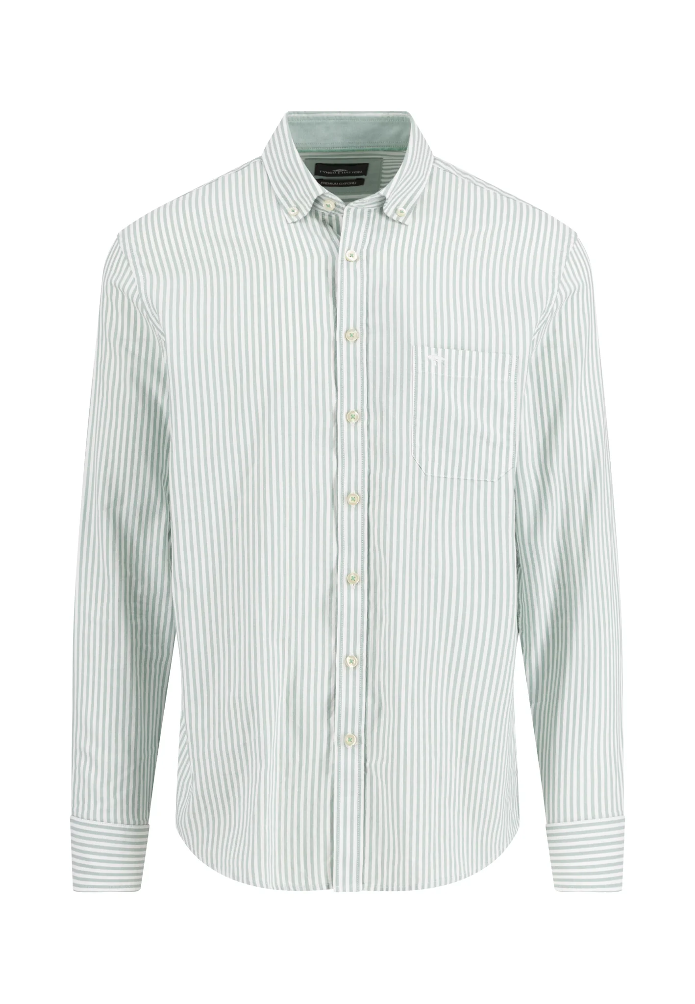 Oxfordhemd aus Baumwolle mit feinem Streifenmuster und Button-Down-Kragen - Image 11
