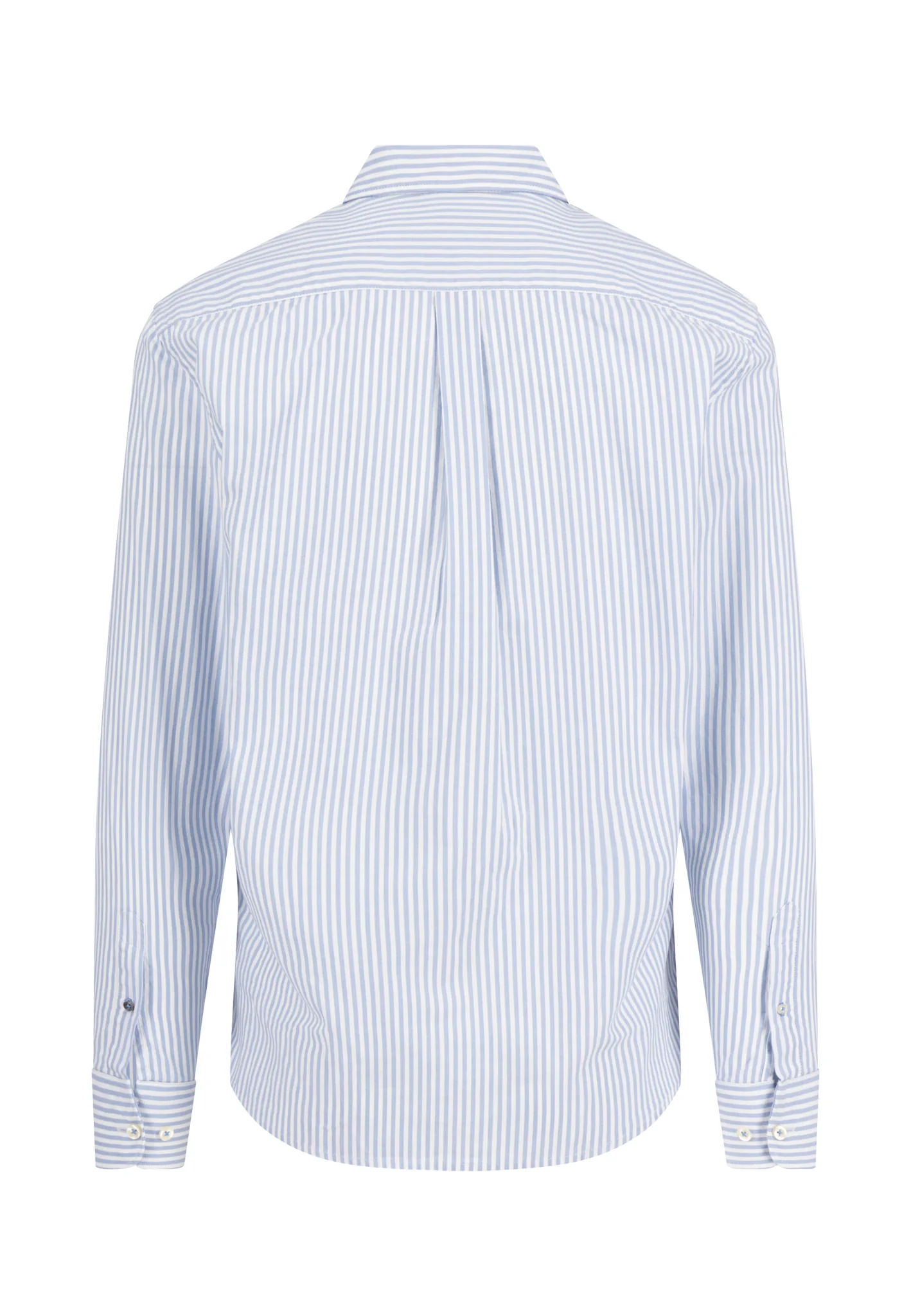 Oxfordhemd aus Baumwolle mit feinem Streifenmuster und Button-Down-Kragen - Image 6