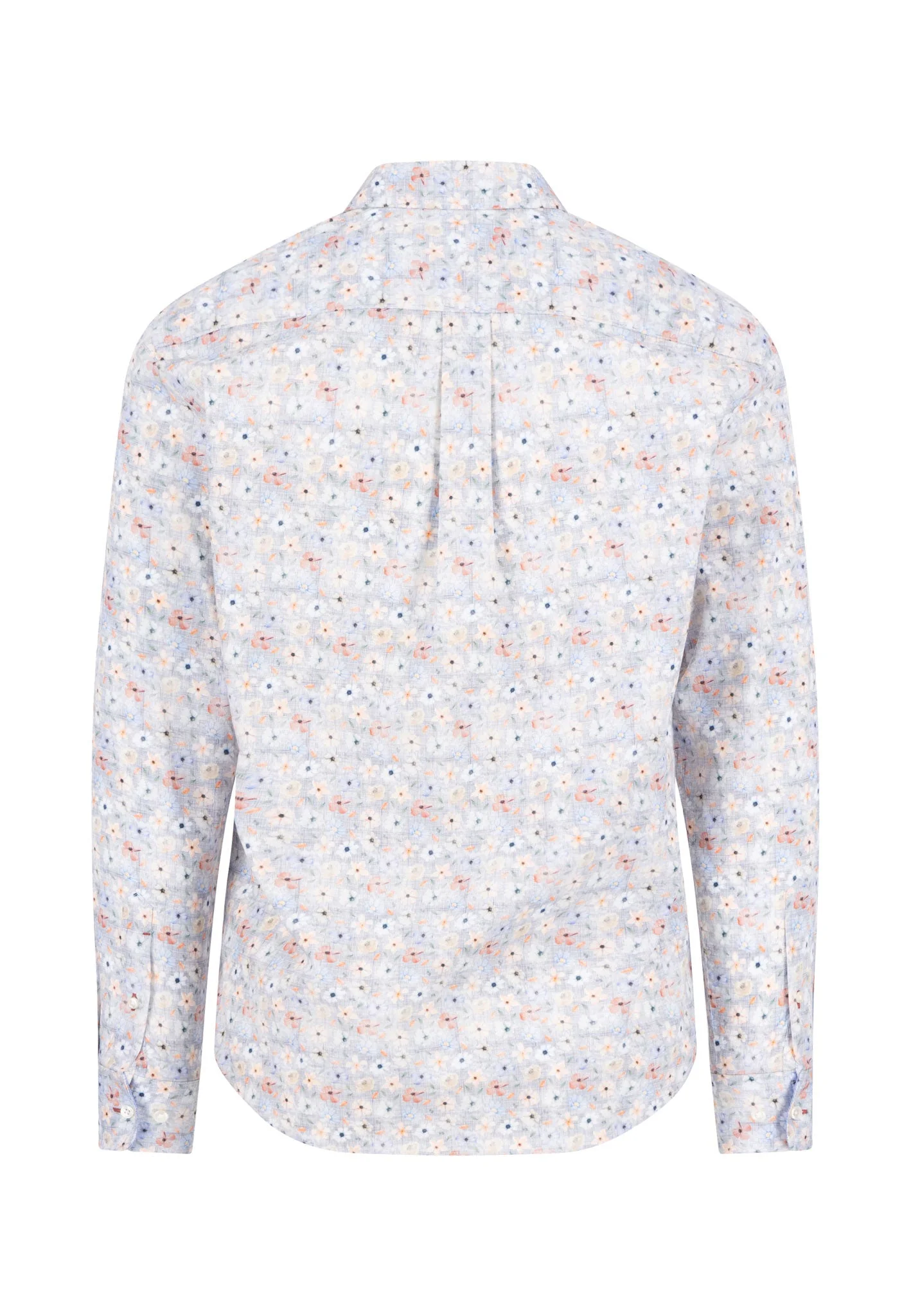 Hemd aus Baumwolle mit floralem Print und Kent-Kragen - Image 6