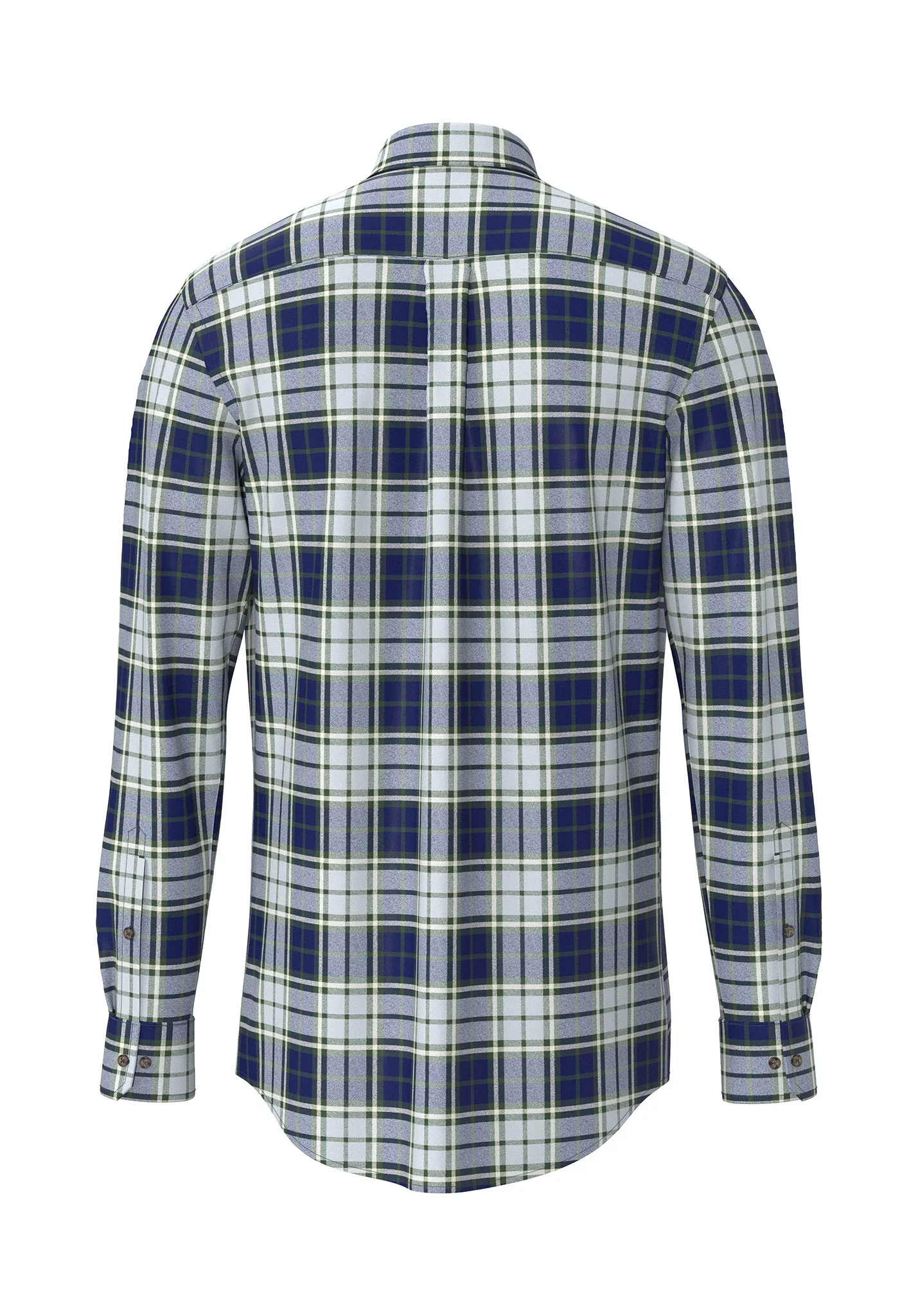 Hemd aus Baumwolle mit großem Karomuster und Button-Down-Kragen - Image 2