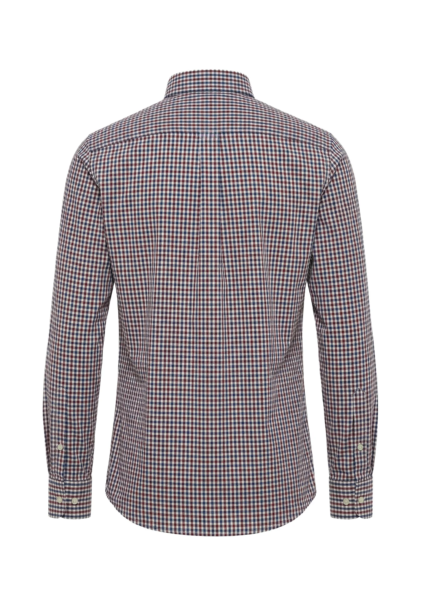 Hemd aus Baumwolle mit Karomuster und Button-Down-Kragen - Image 5