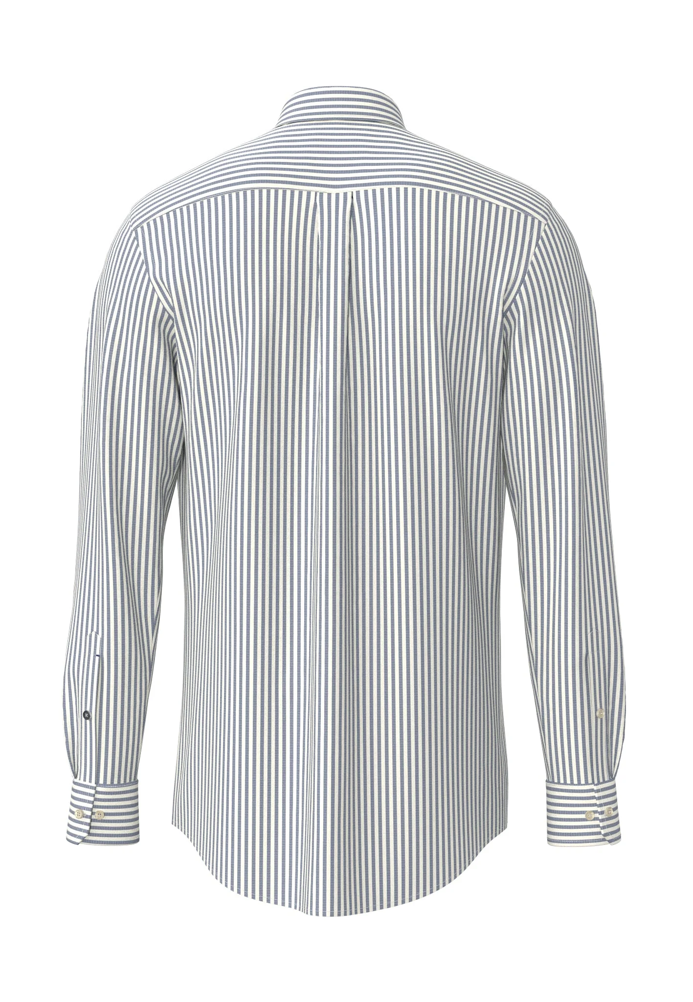 Hemd aus Baumwolle mit Streifenmuster Button-Down-Kragen - Image 5
