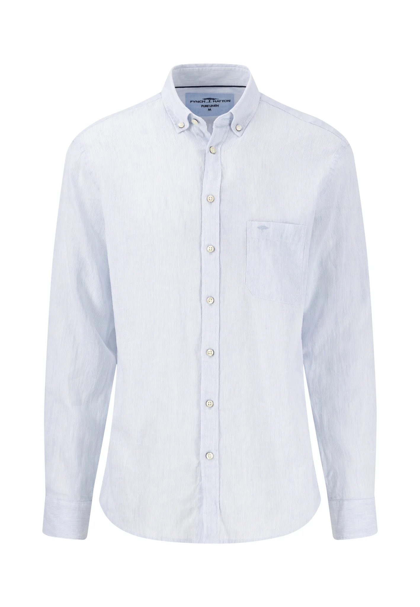 Hemd aus Leinen mit Button-Down-Kragen - Image 3