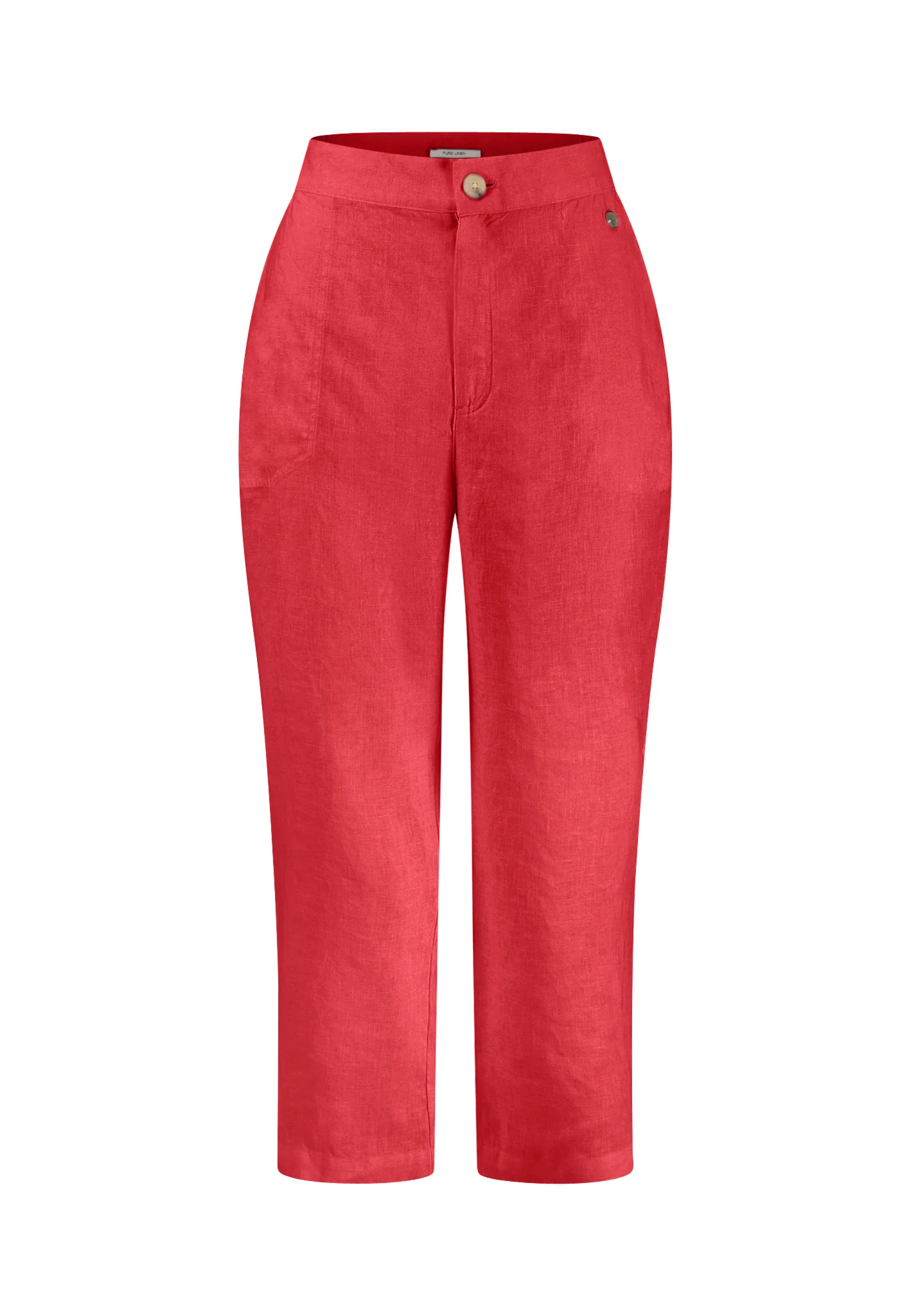 Hose aus Leinen-Mix knöchellang - Wide-Leg - Image 4