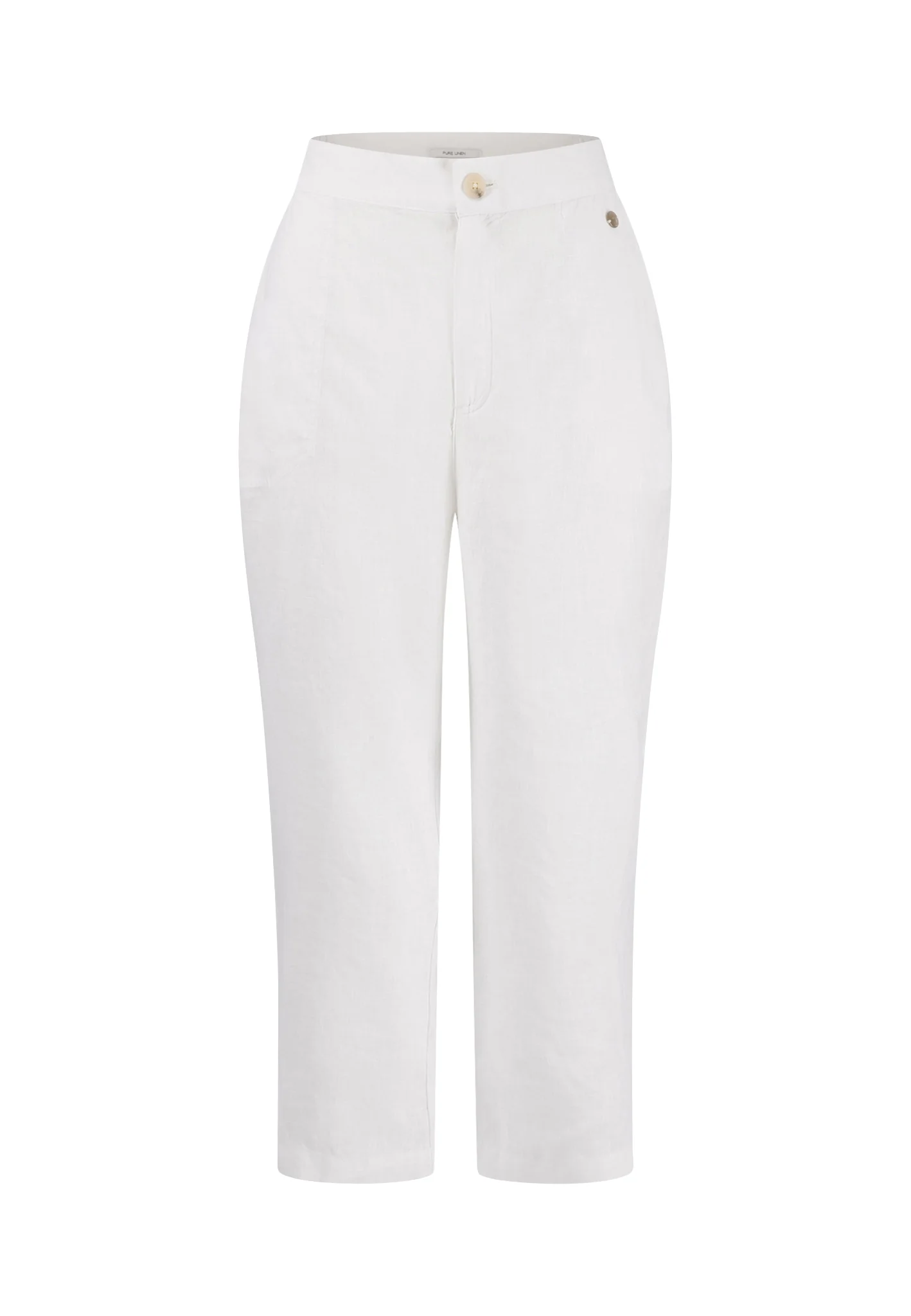 Hose aus Leinen-Mix knöchellang - Wide-Leg - Image 6