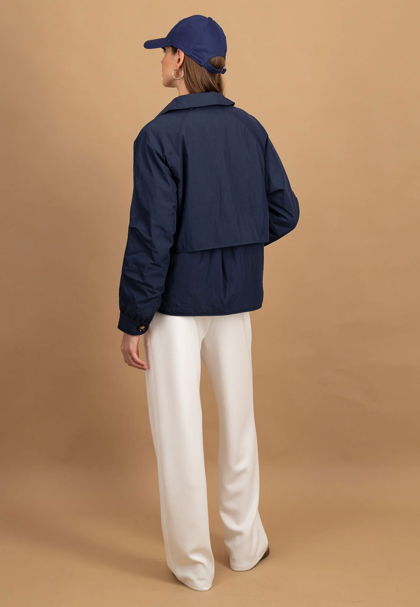 Jacke aus Baumwollmix mit doppelter Knopfleiste und Oversized-Form - Image 3